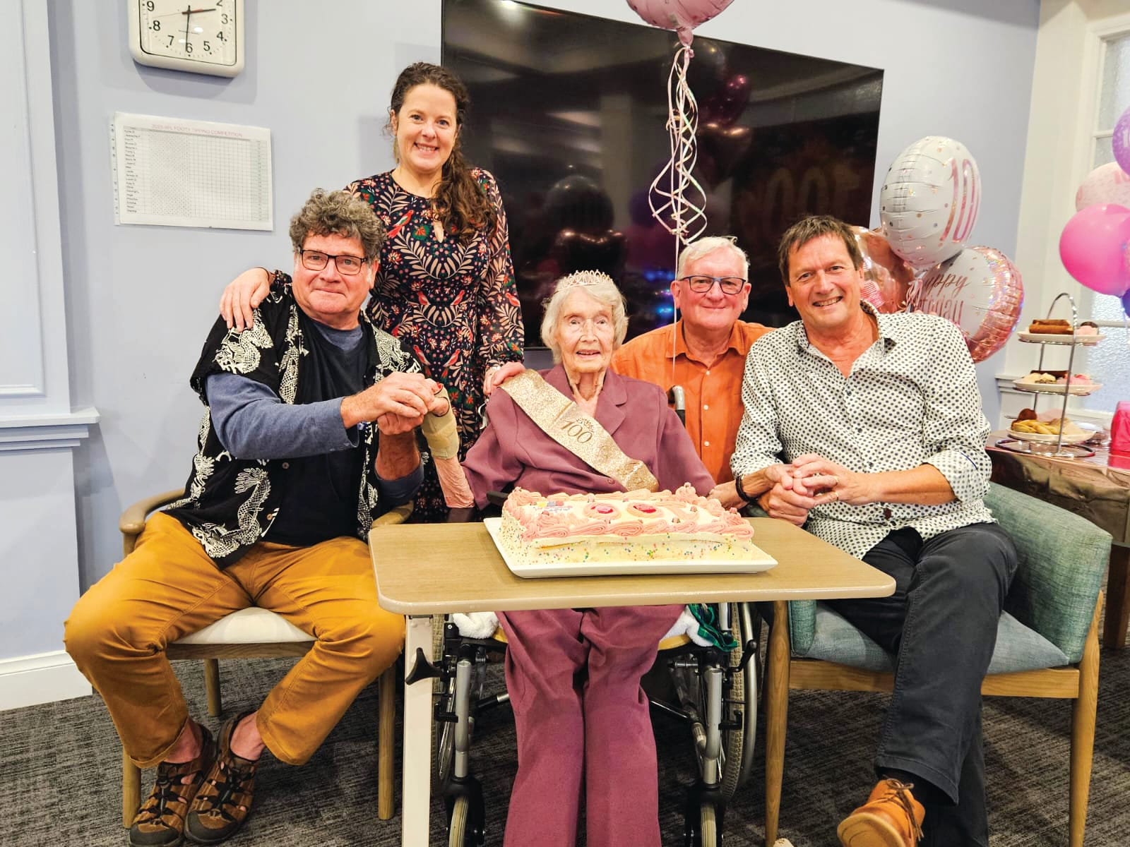 Joyful 100 birthday celebrations