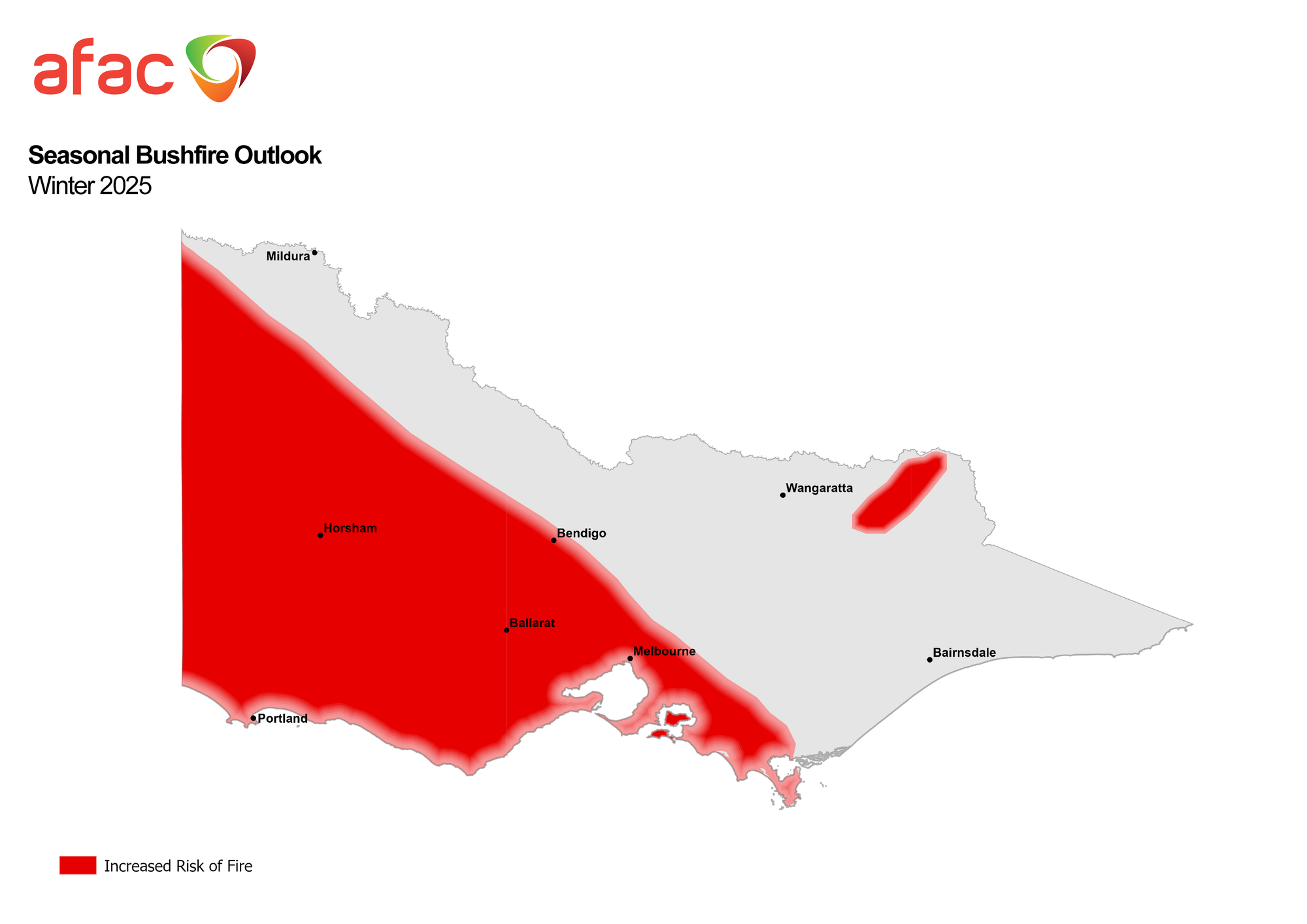 Above average bushfire risk this winter
