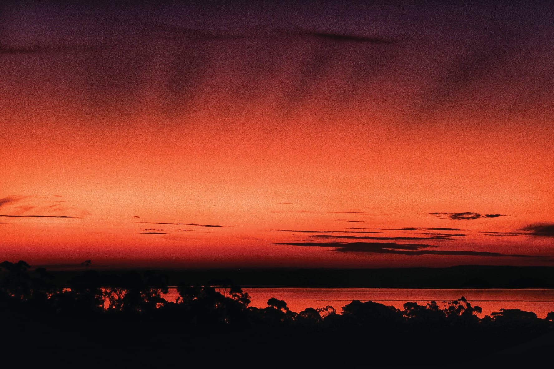 A stunning sunset