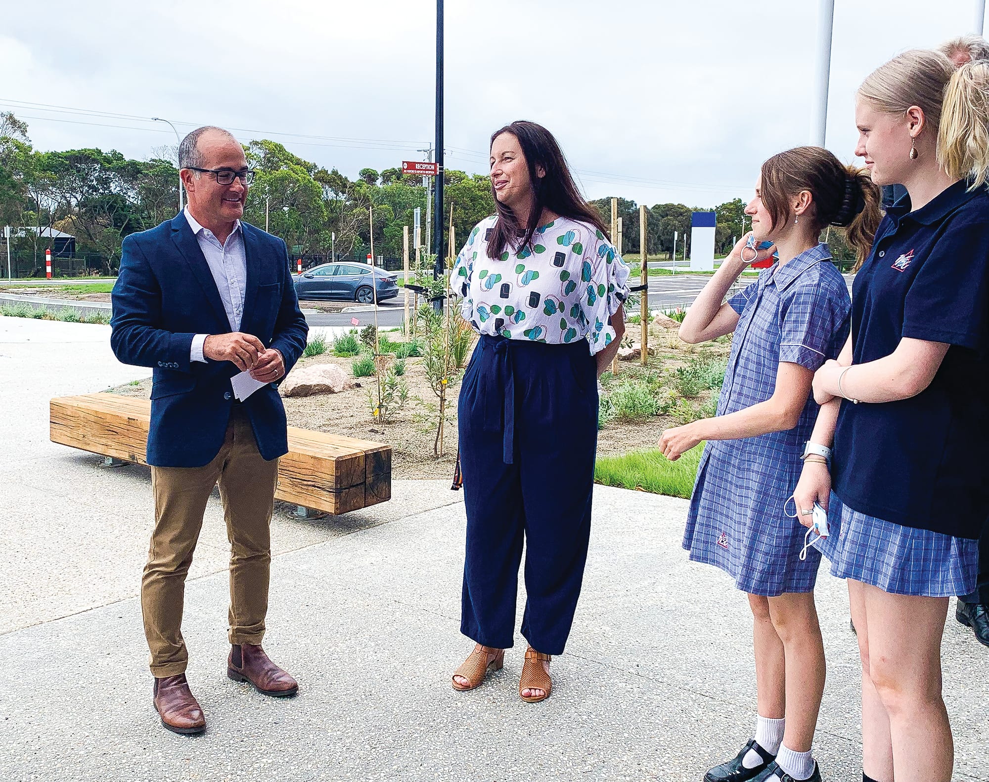 Minister officially opens new San Remo campus