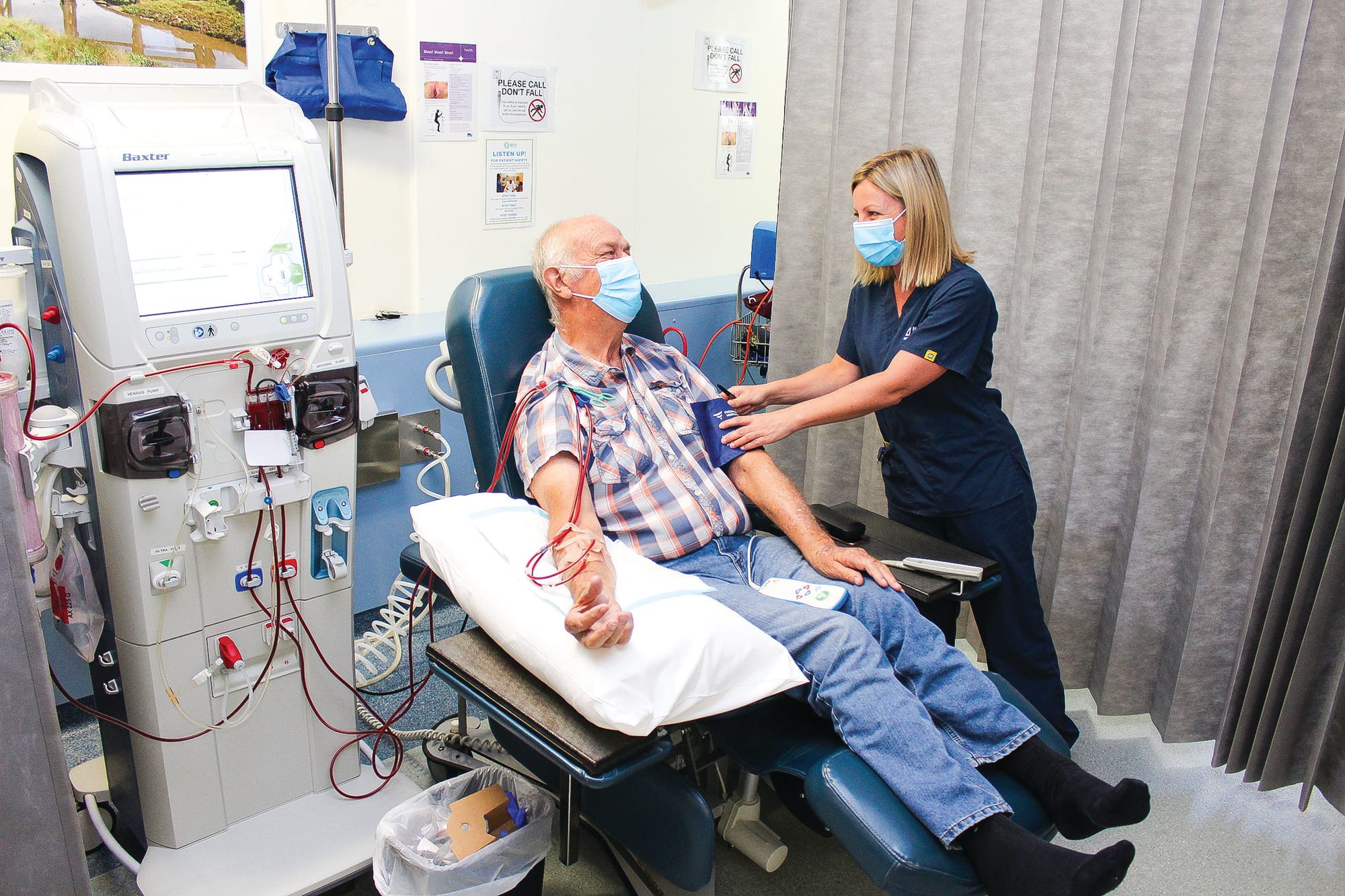 Haemodialysis service cares for patients, close to their homes