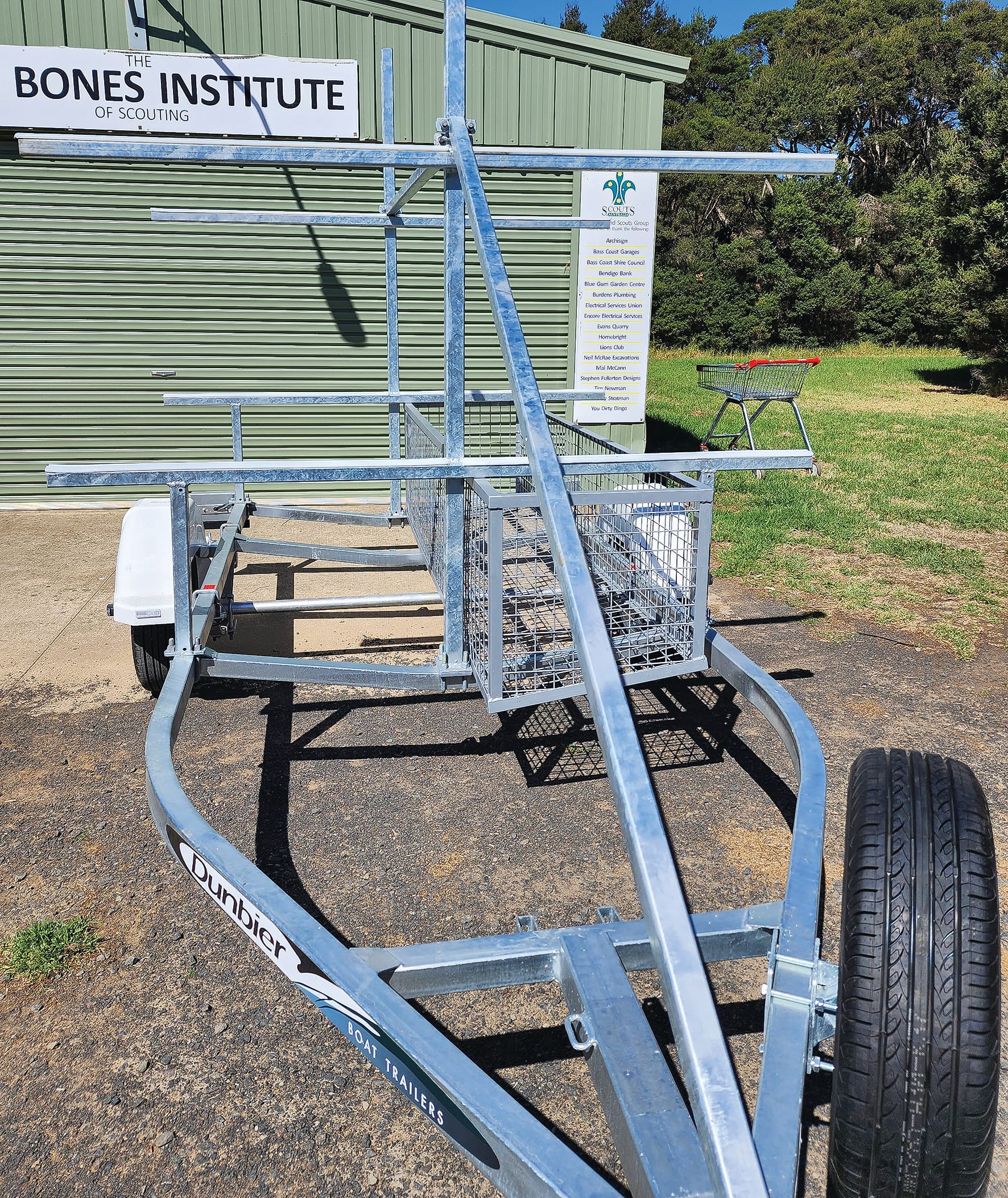 Scouts’ given new kayak trailer