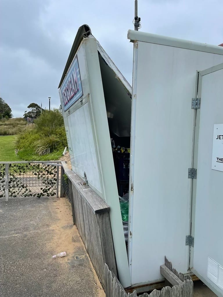 Schoolies damage Cowes restaurant