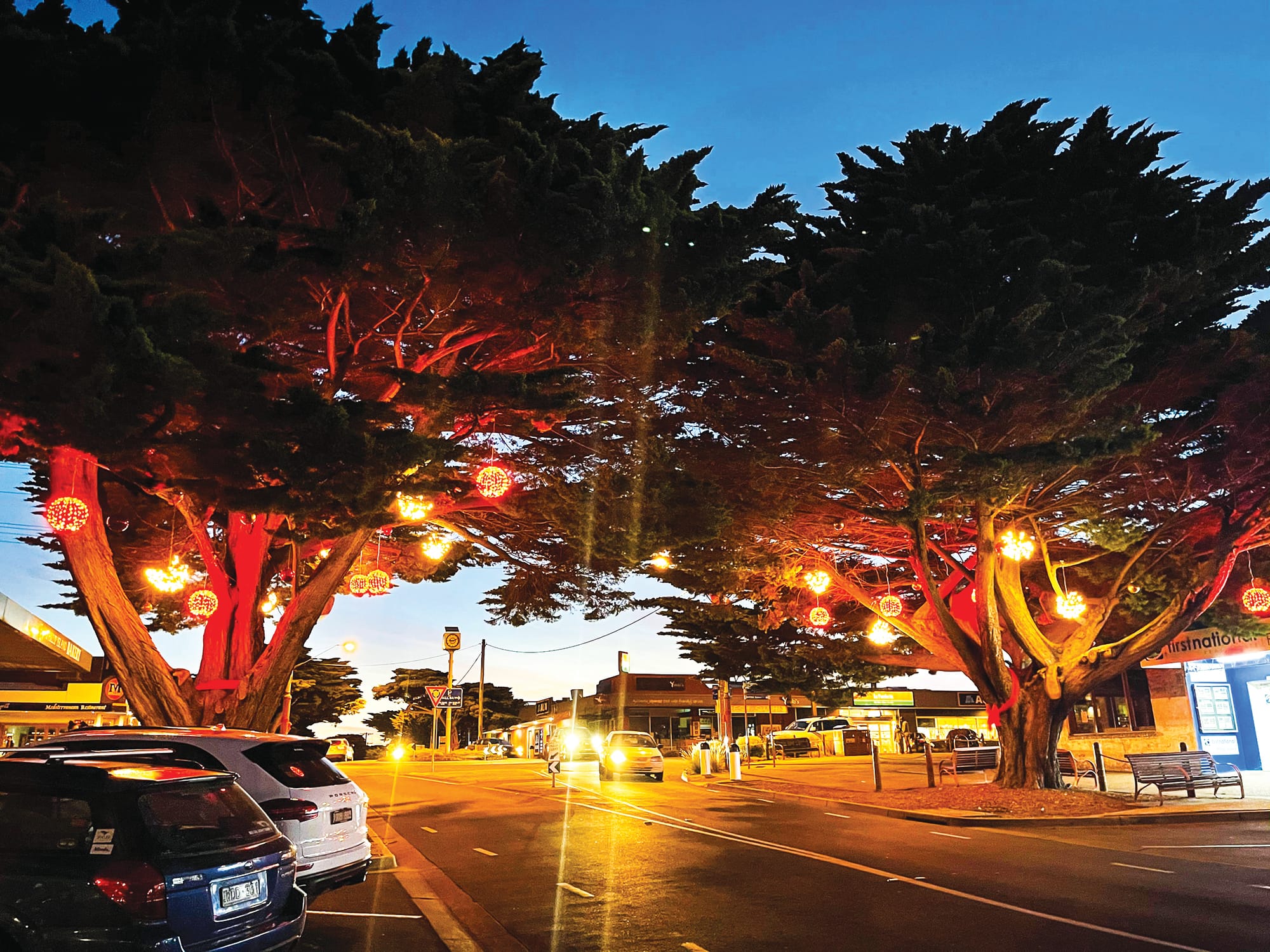 Cowes lights up