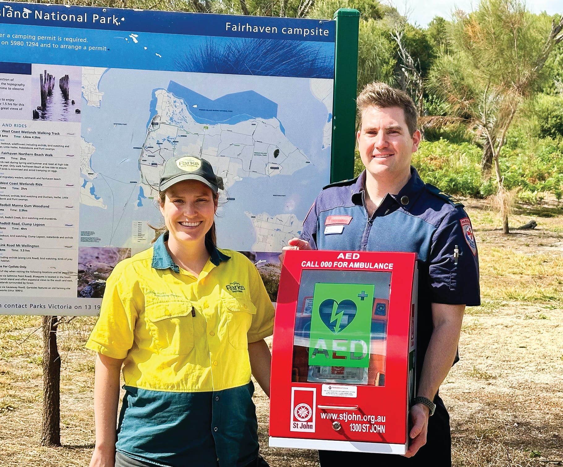 French Island better equipped to restart a heart