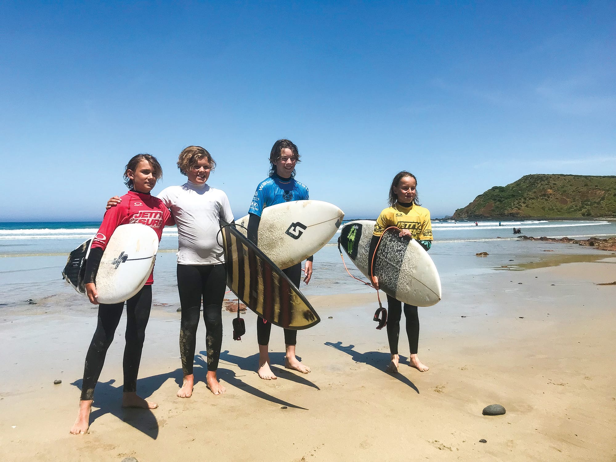 Schools hit the surf
