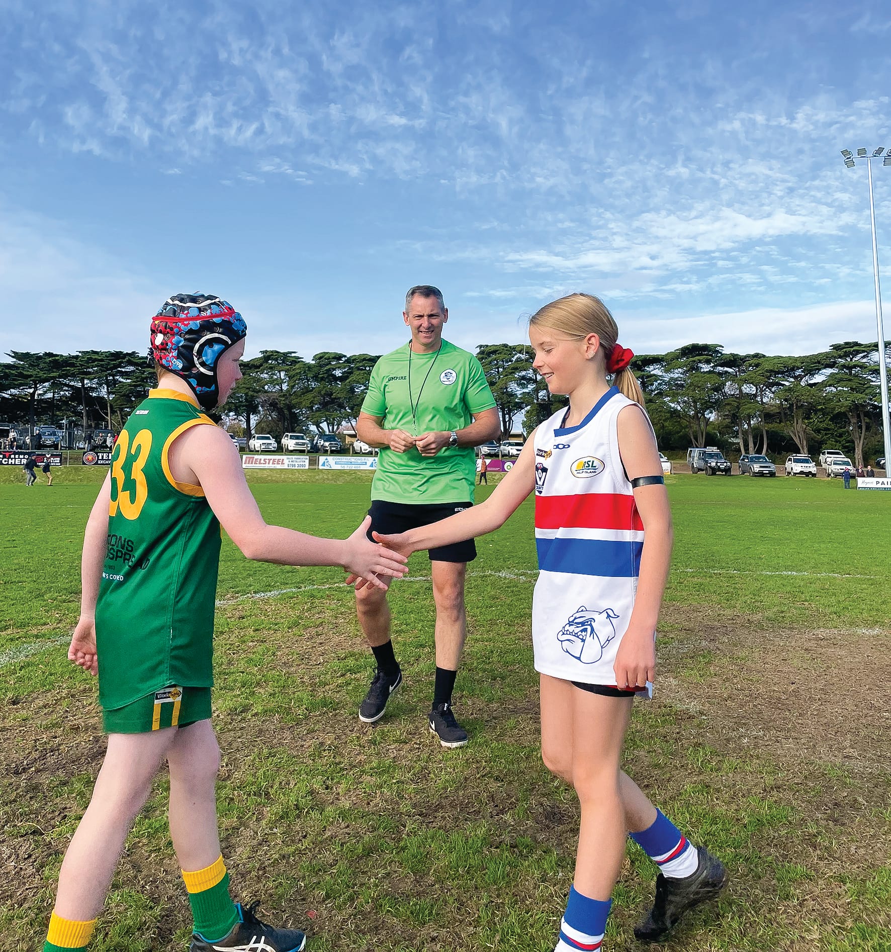Footy juniors tough it out against Leongatha - U12 Red