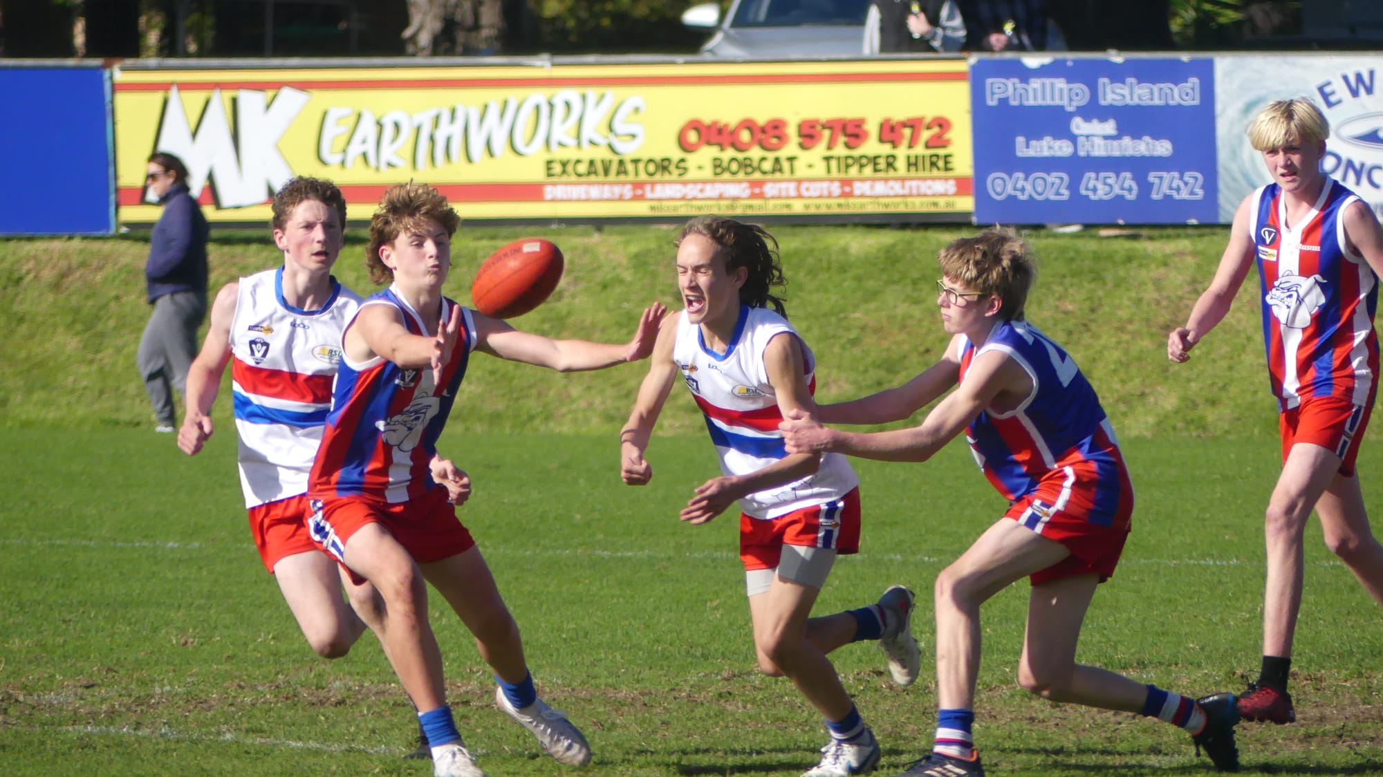 U14's Red take the win from their mates!