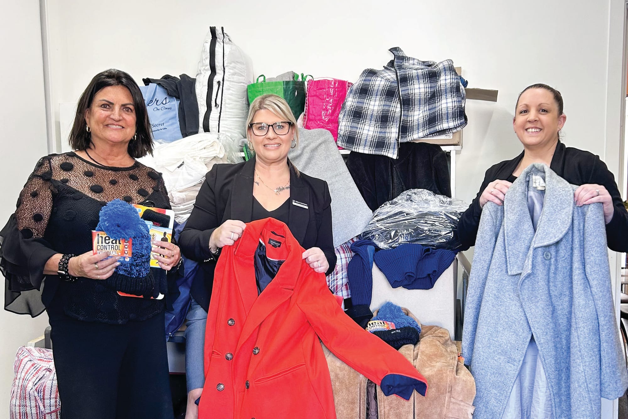 Local generosity warms hearts ... and bodies