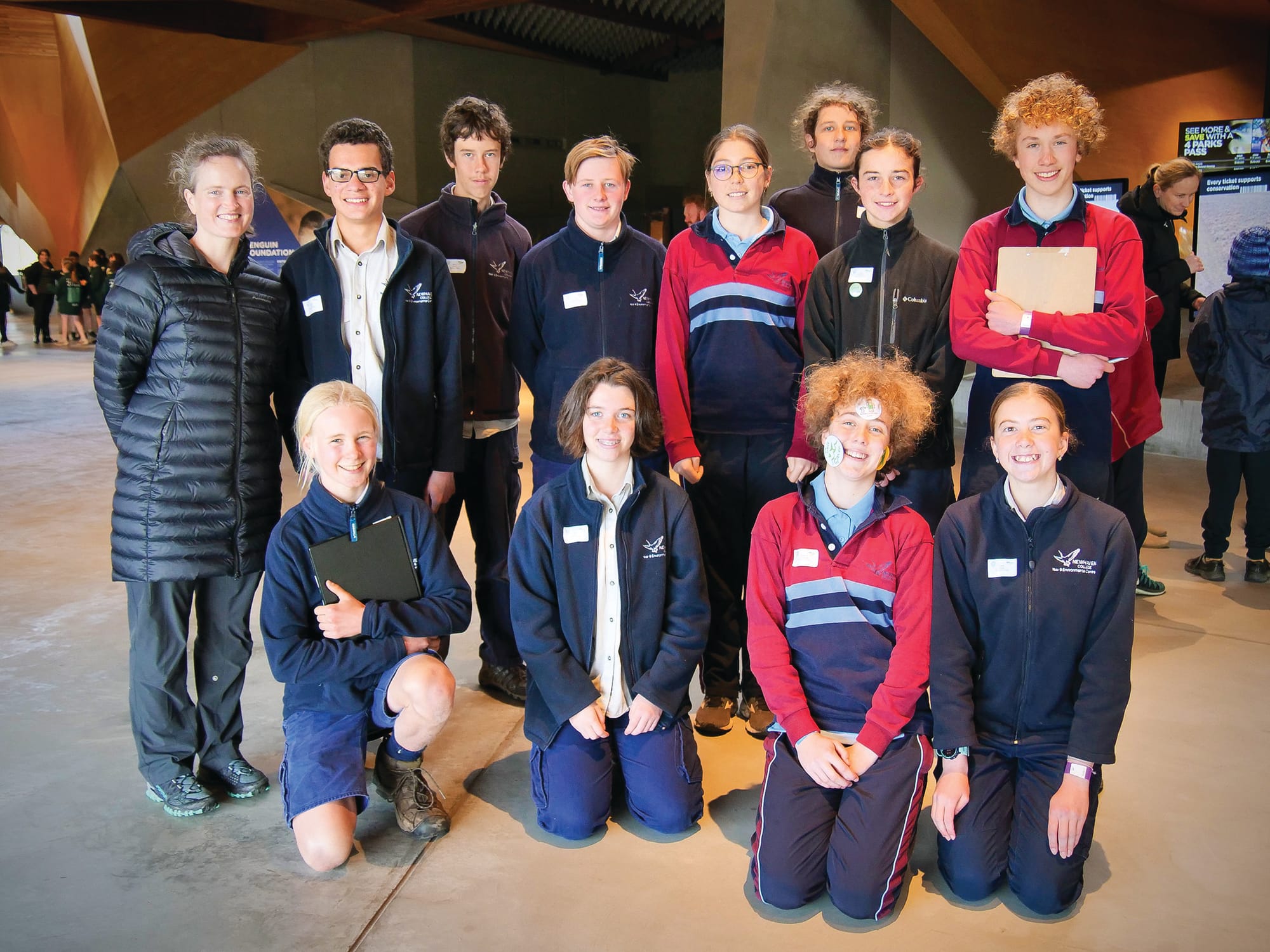 Kids teaching each other about the environment