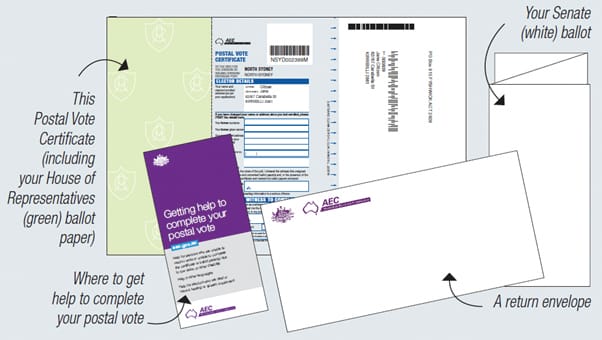 Don’t be misled by postal vote mail outs