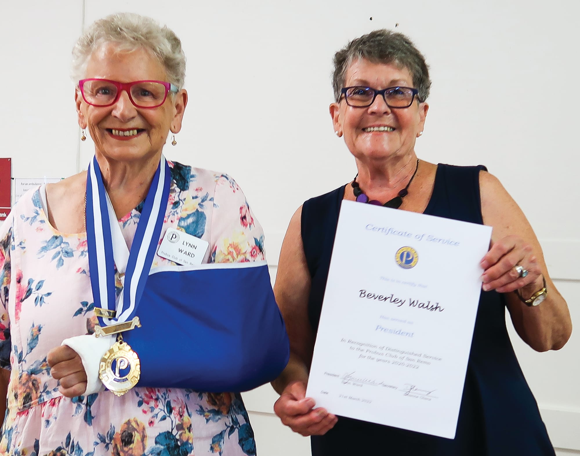 New president and committee for Probus