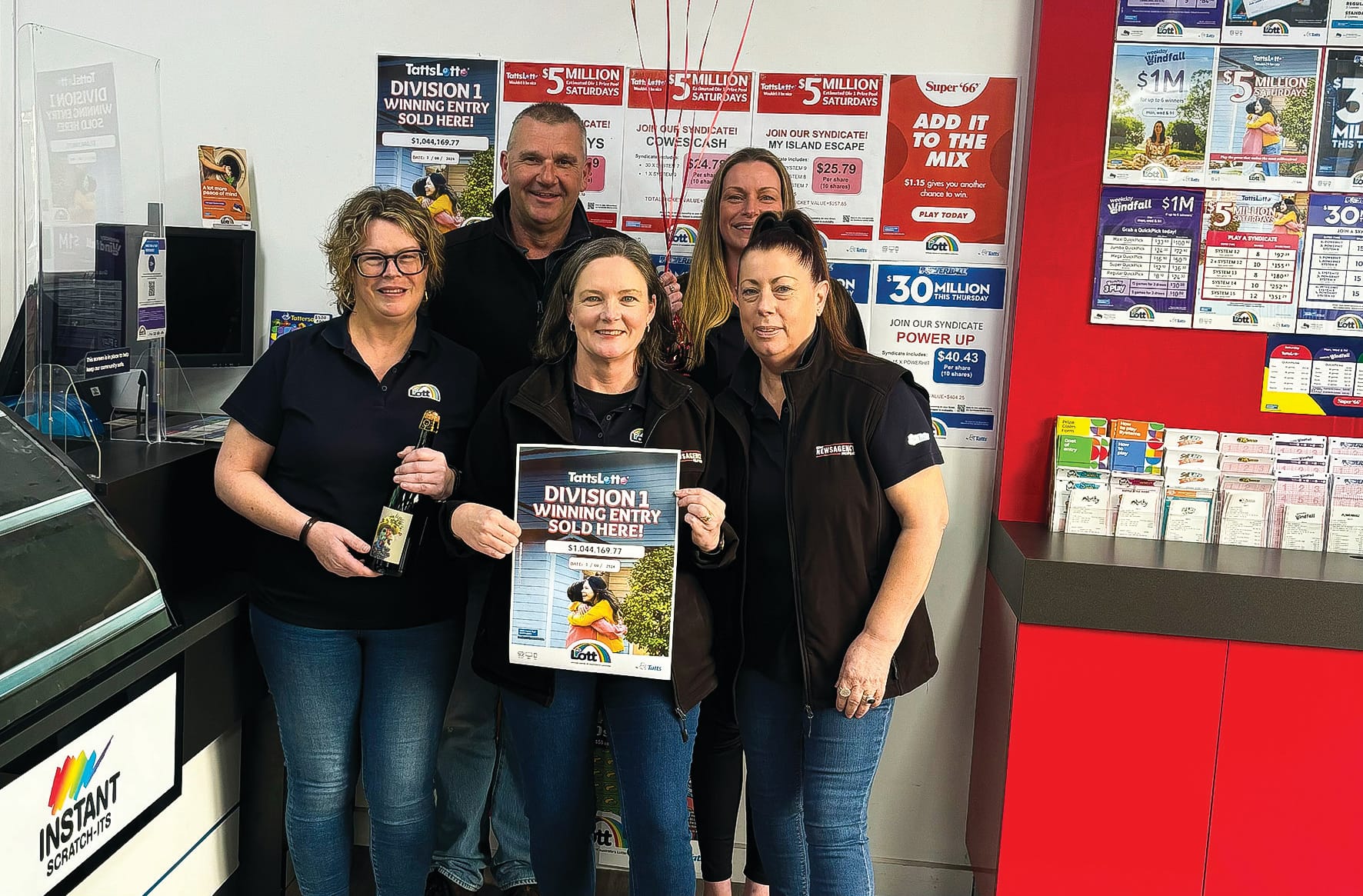 Local lottery success
