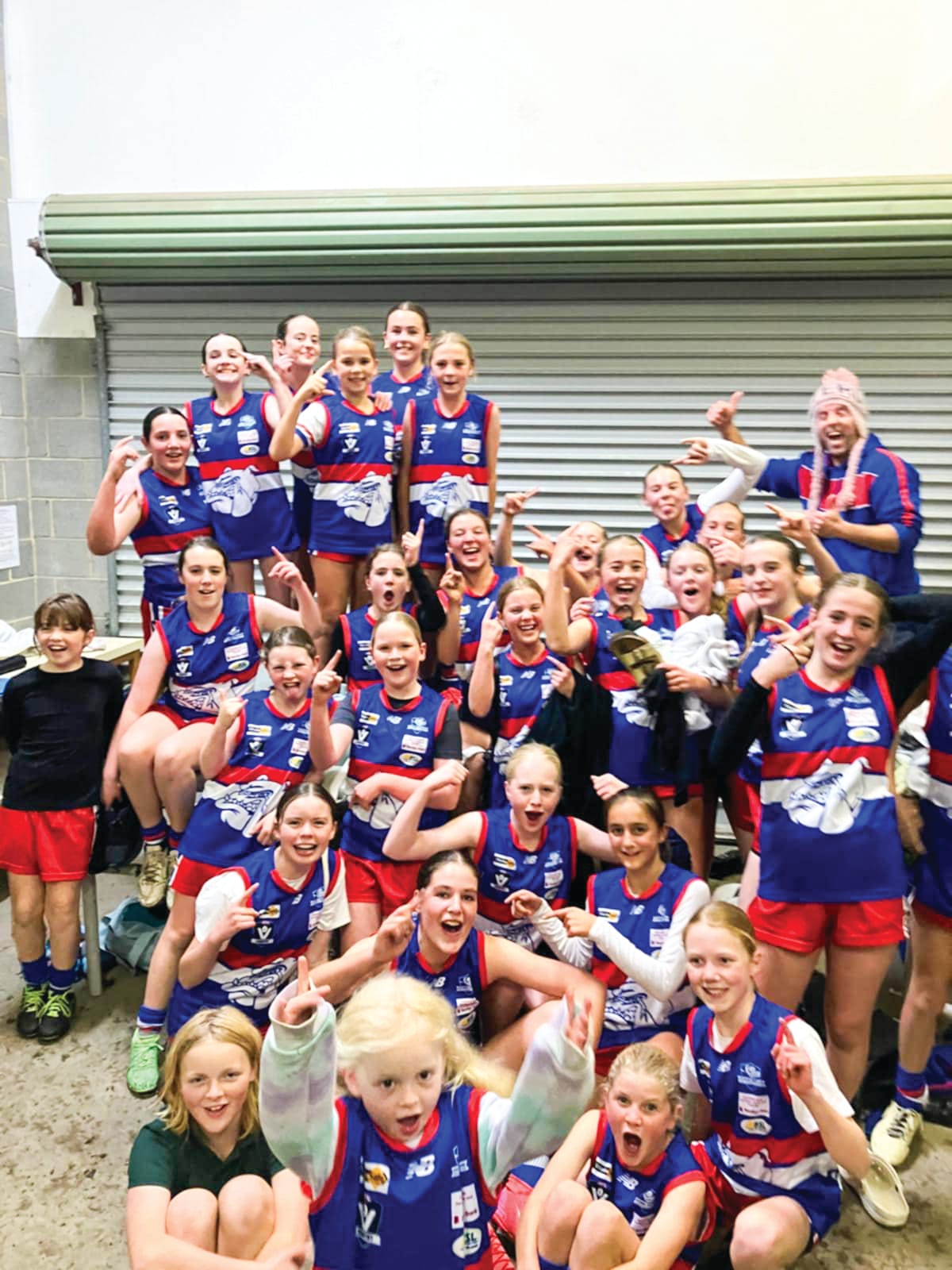 The girls take victory against Leongatha under lights