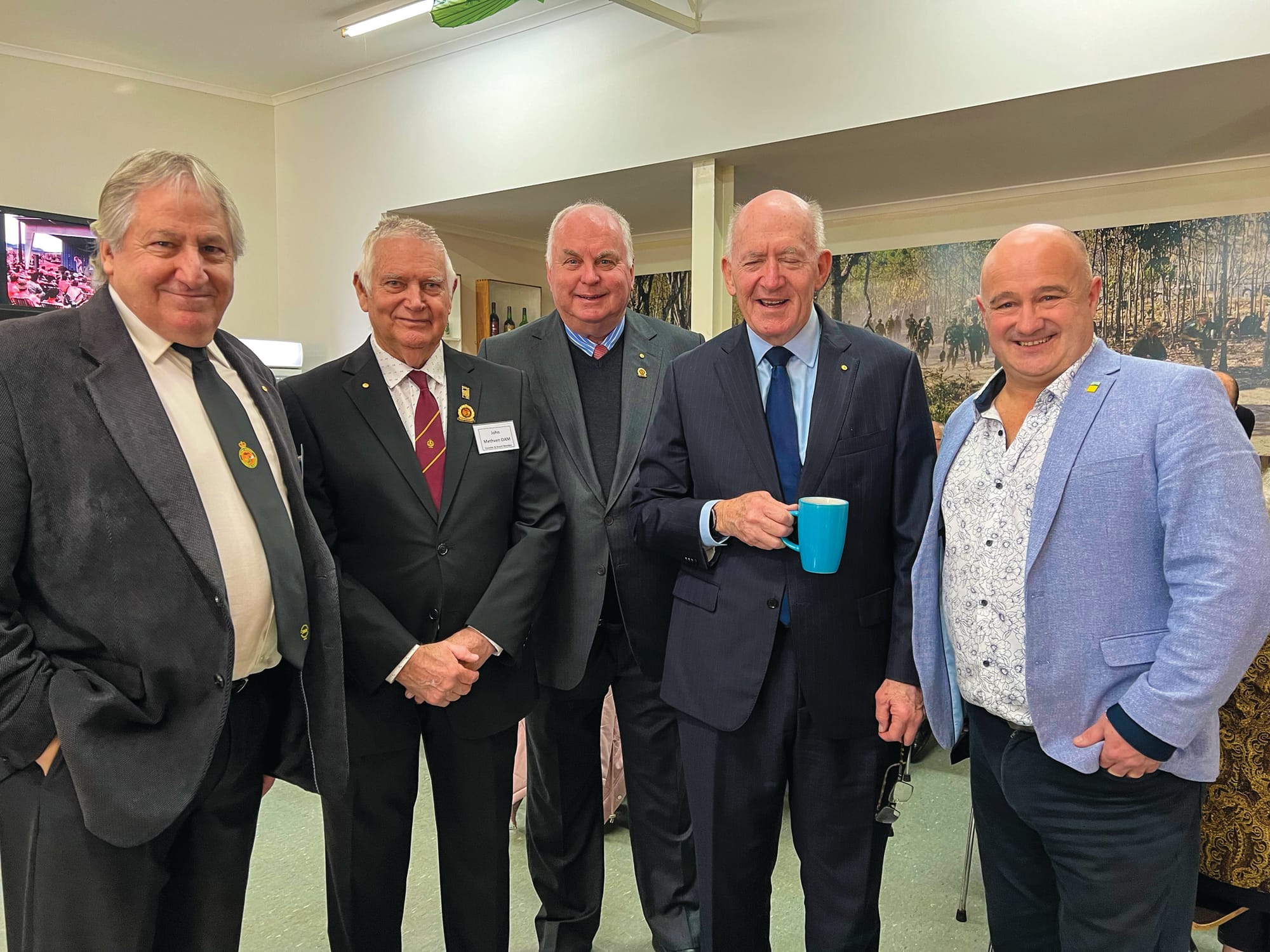 Cosgrove visits museum