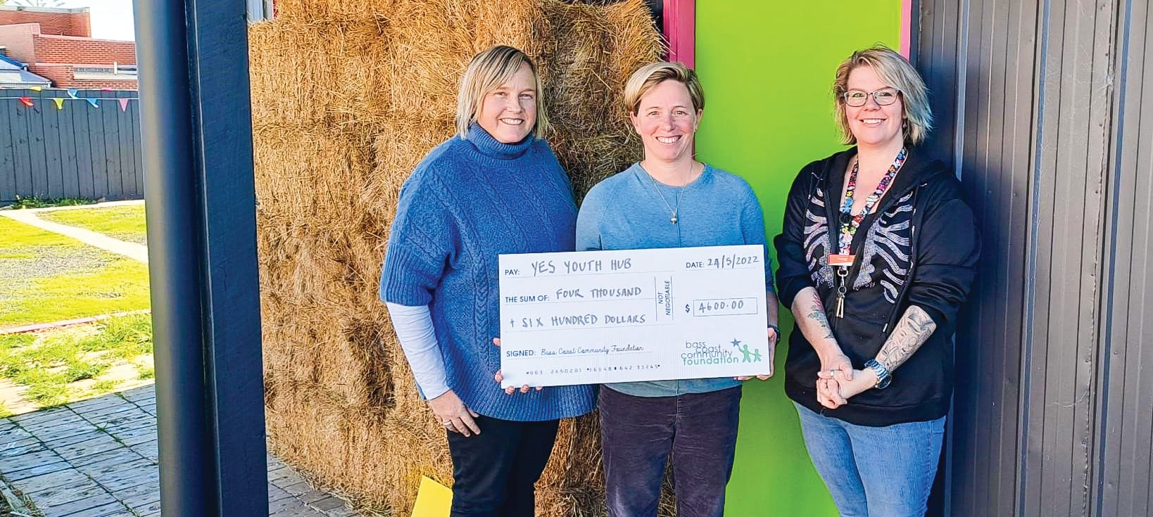 Community grant a boost for YES Youth Hub