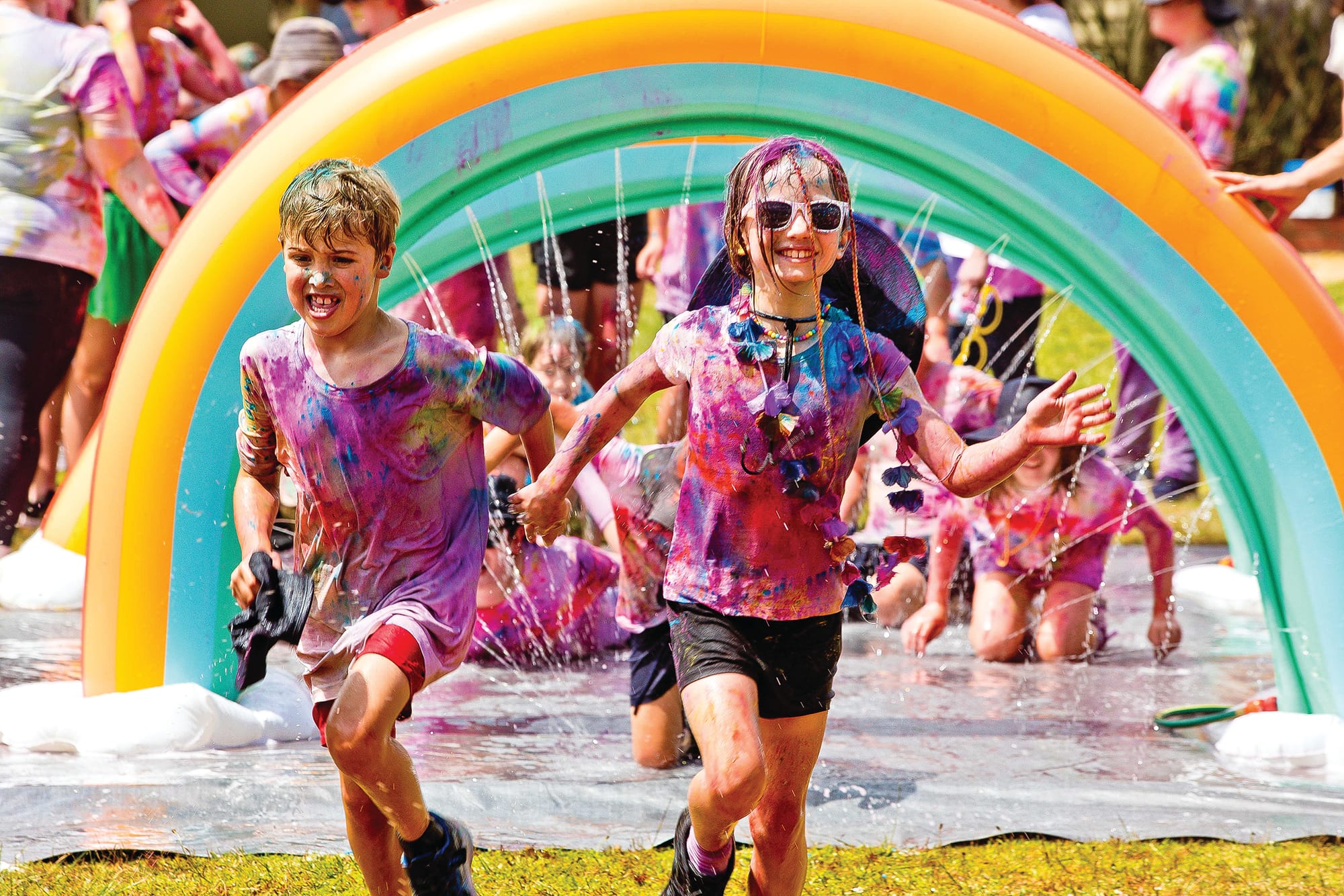 Colour runs riot