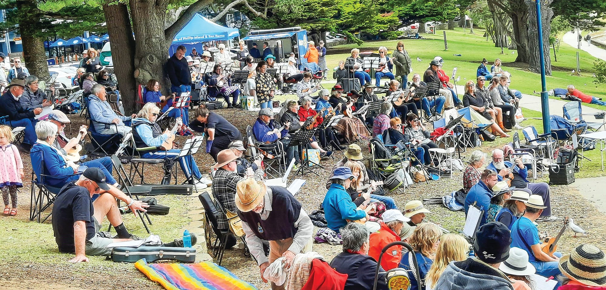 Ukuleles return to Cowes