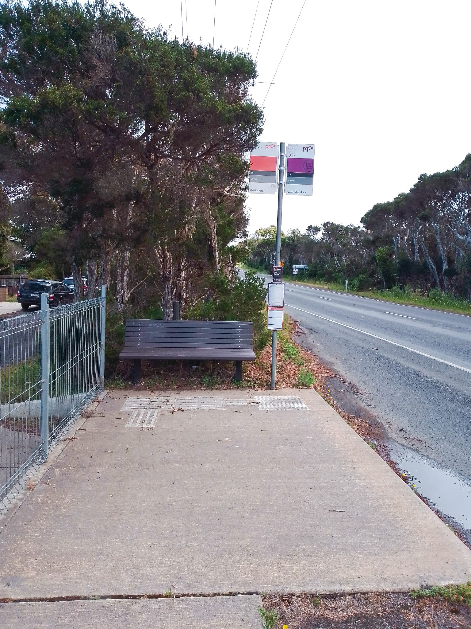 Whose responsibility are bus shelters?