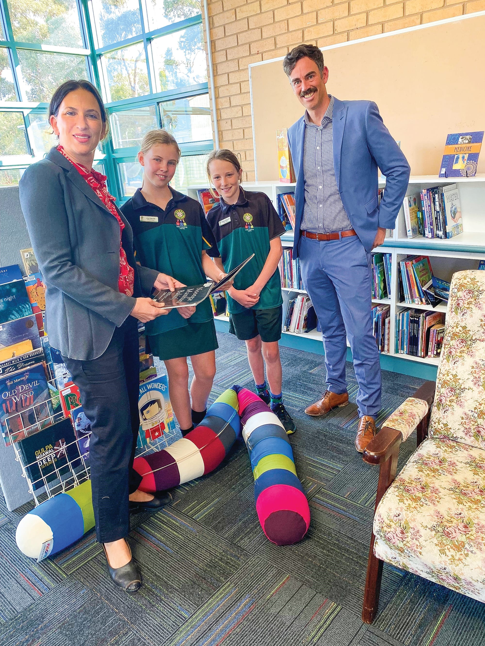 Official opening of Cowes Primary full-size gymnasium