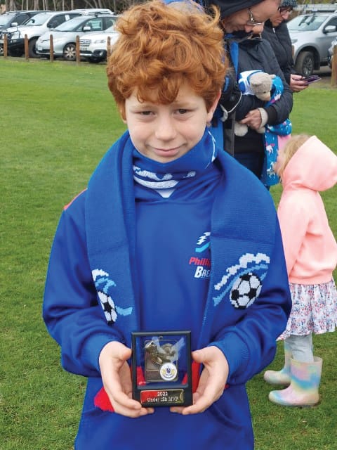 Man of the match U12B
