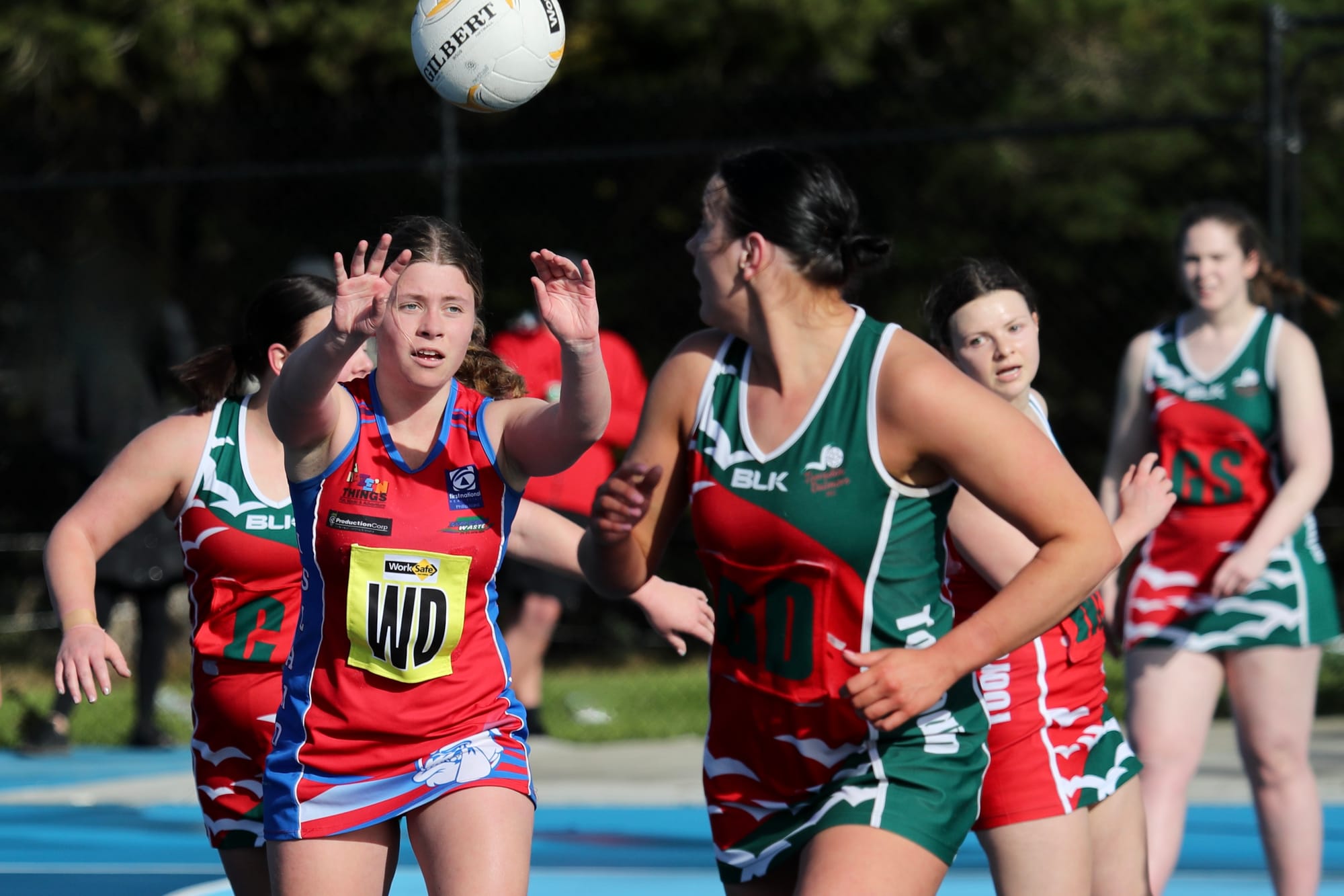 A netballers went down fighting!
