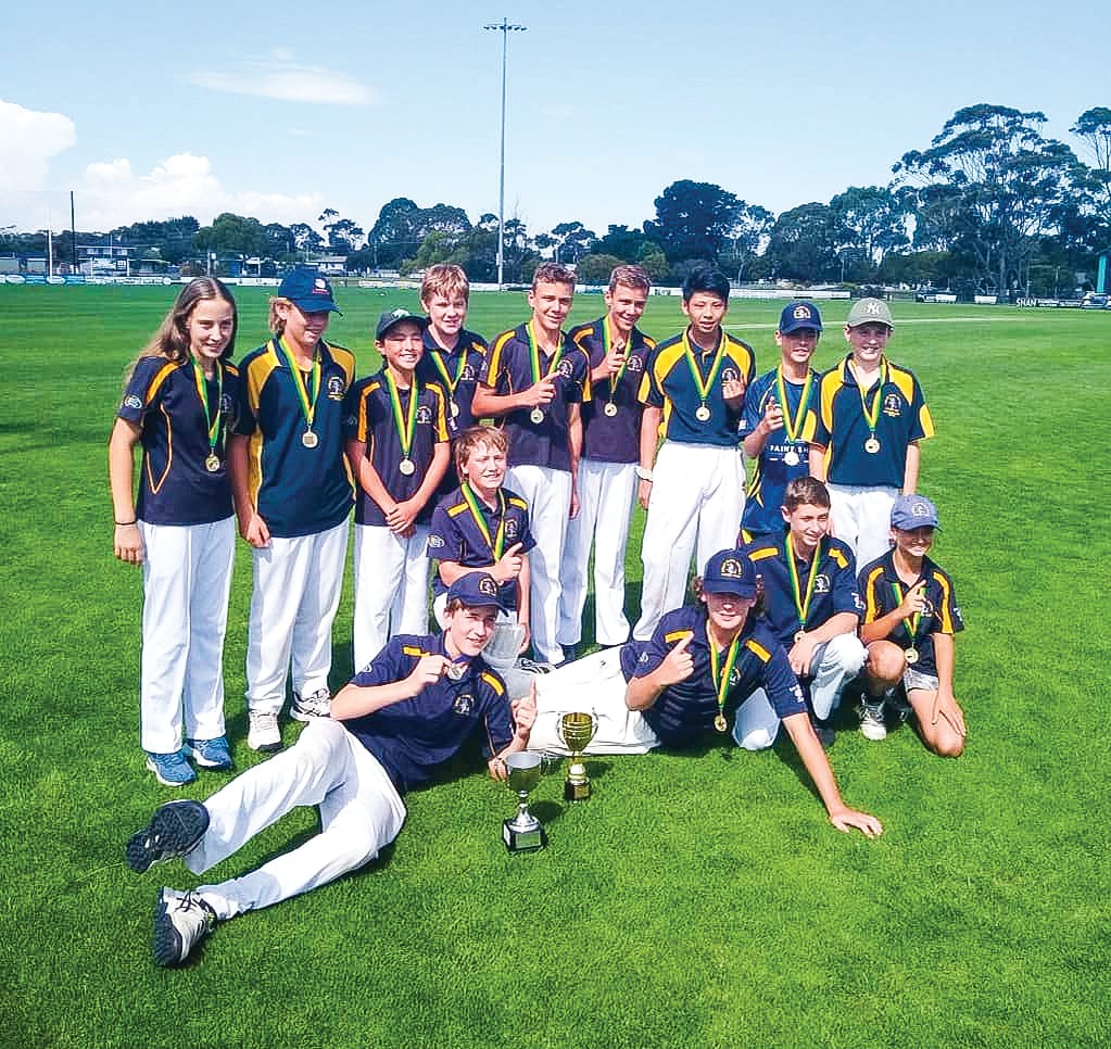 Island Under 15s cricketers are premiers