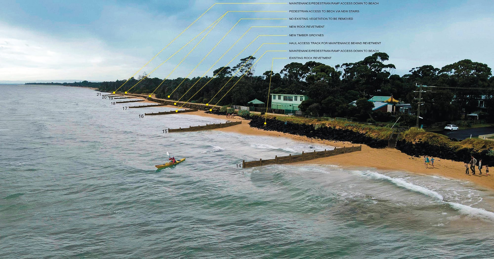 Million-dollar wall to protect Cowes from erosion