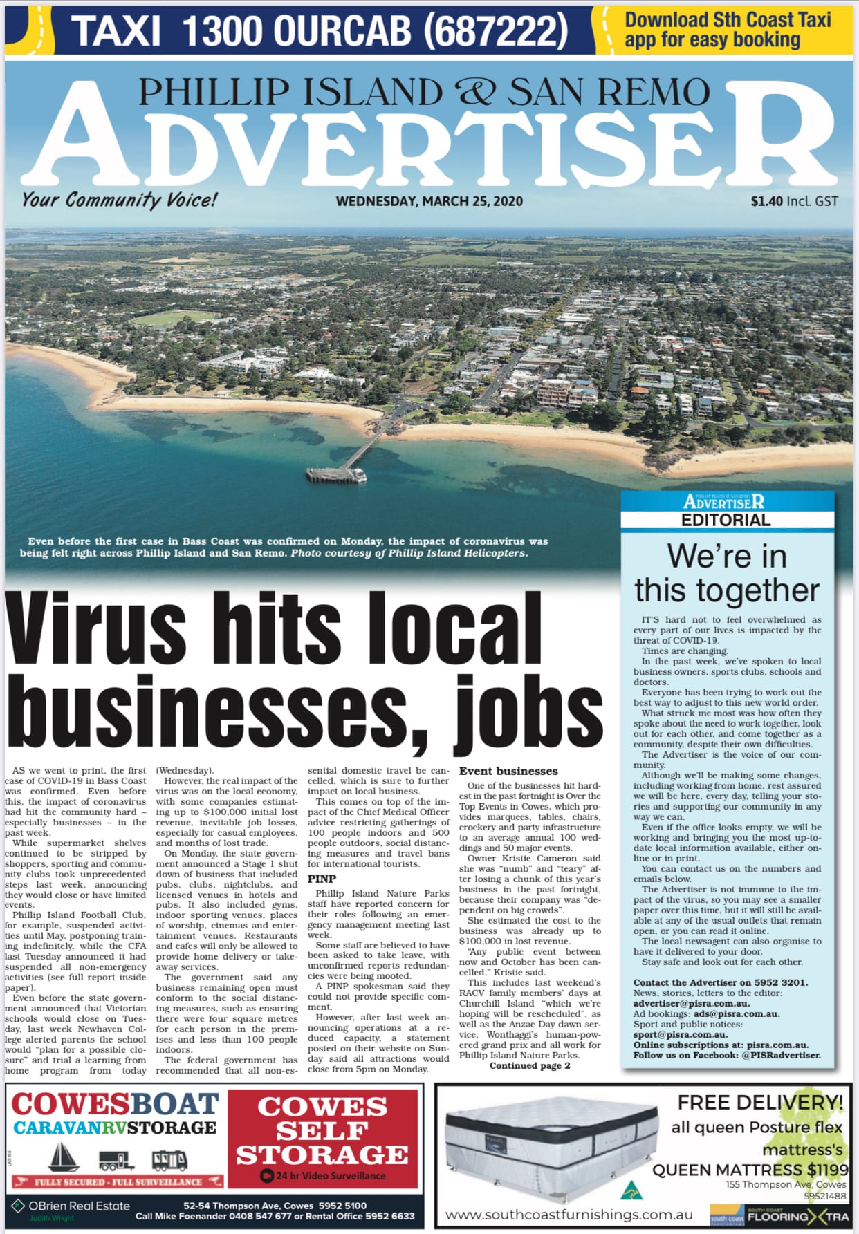 Wednesday, March 25, 2020