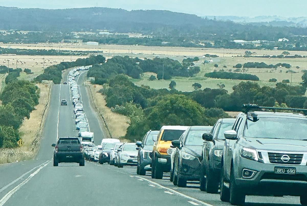 Roads slow as holiday makers arrive