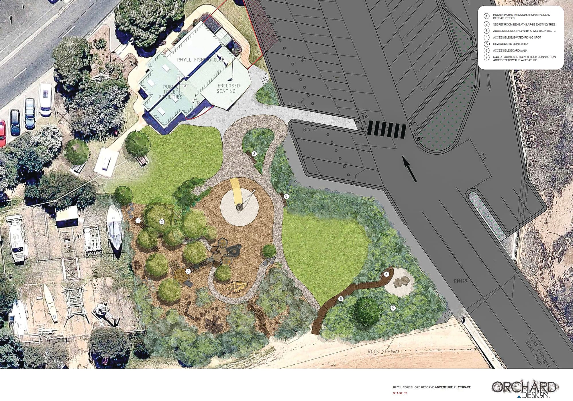 Rhyll playground construction