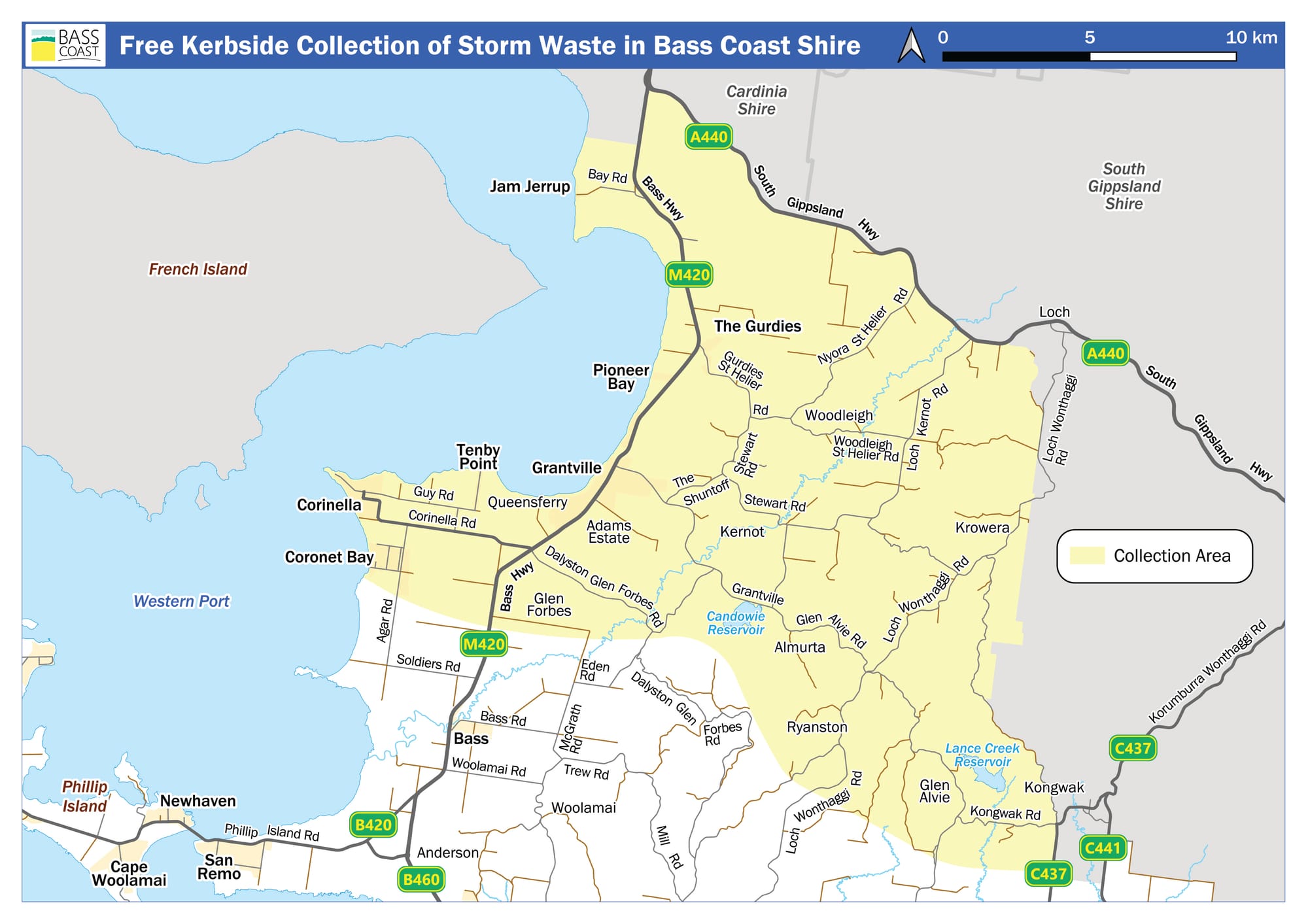Free kerbside collection of storm waste