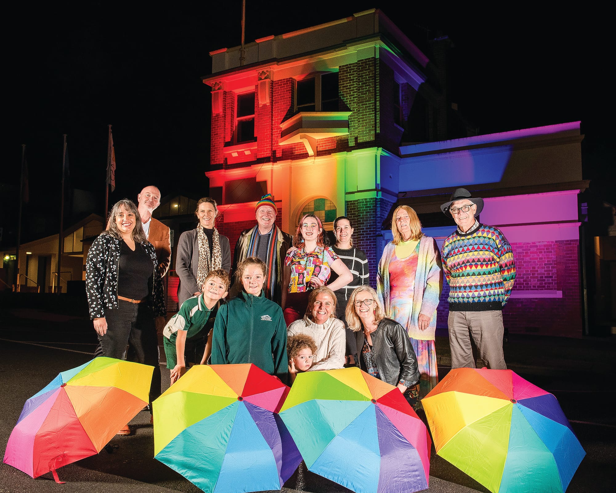 Civic Centre lights up