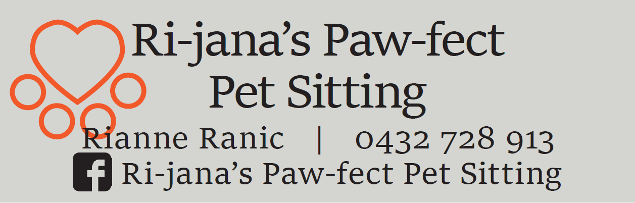 Ri-jana's Paw-fect - Pet Sitting