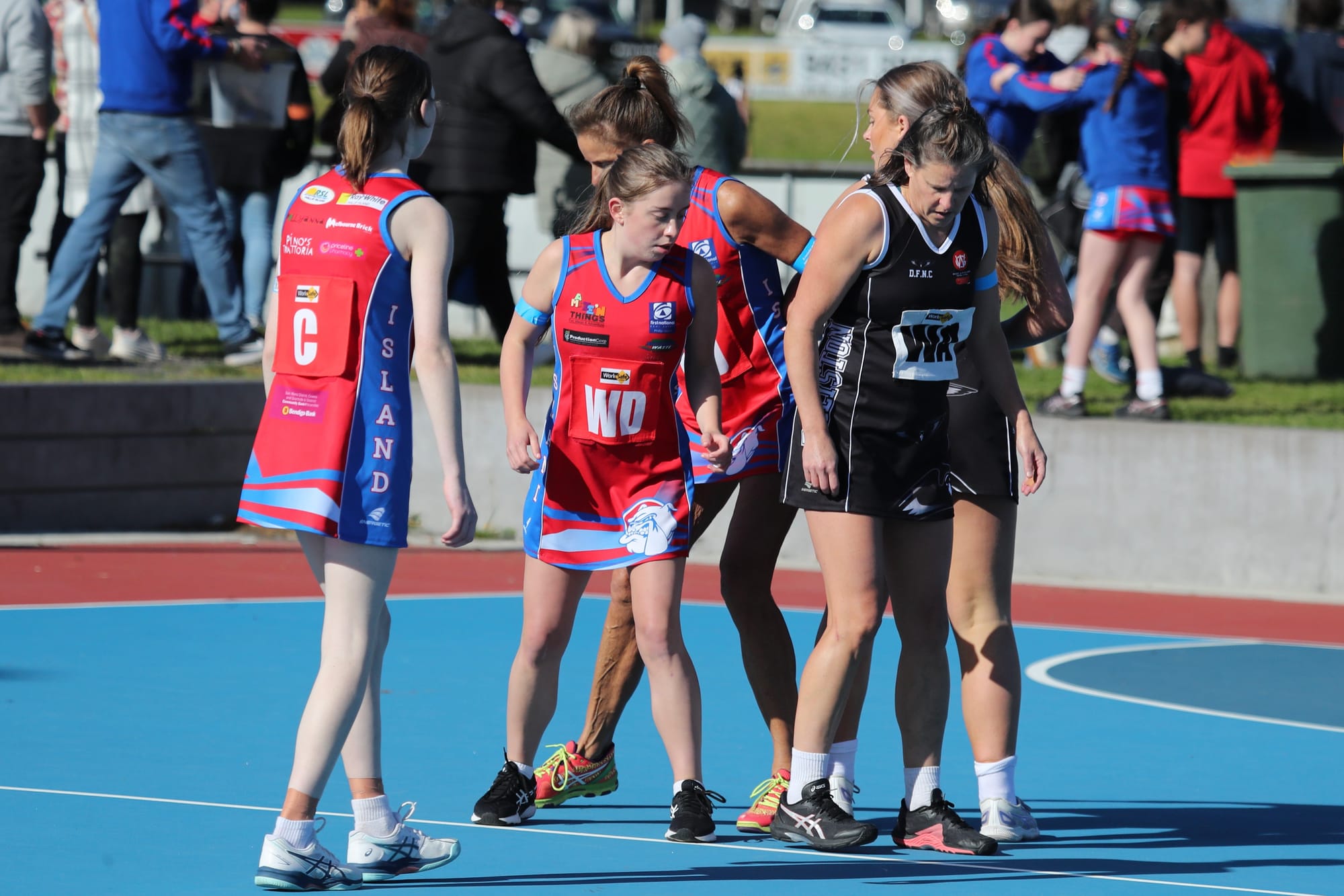 Intense matchup: Island take on the Daly Magpies - D Grade