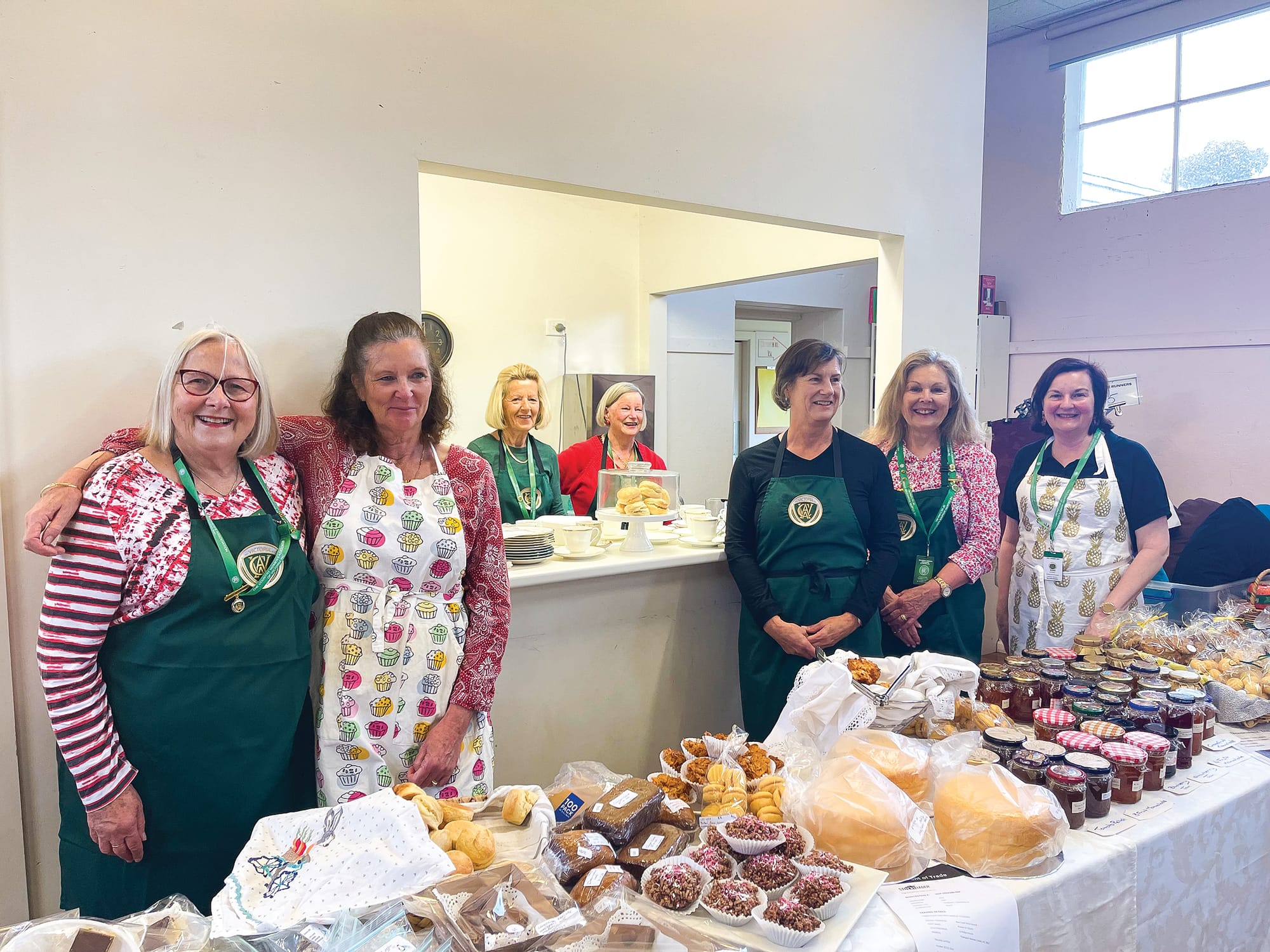 Delicious CWA birthday bake sale