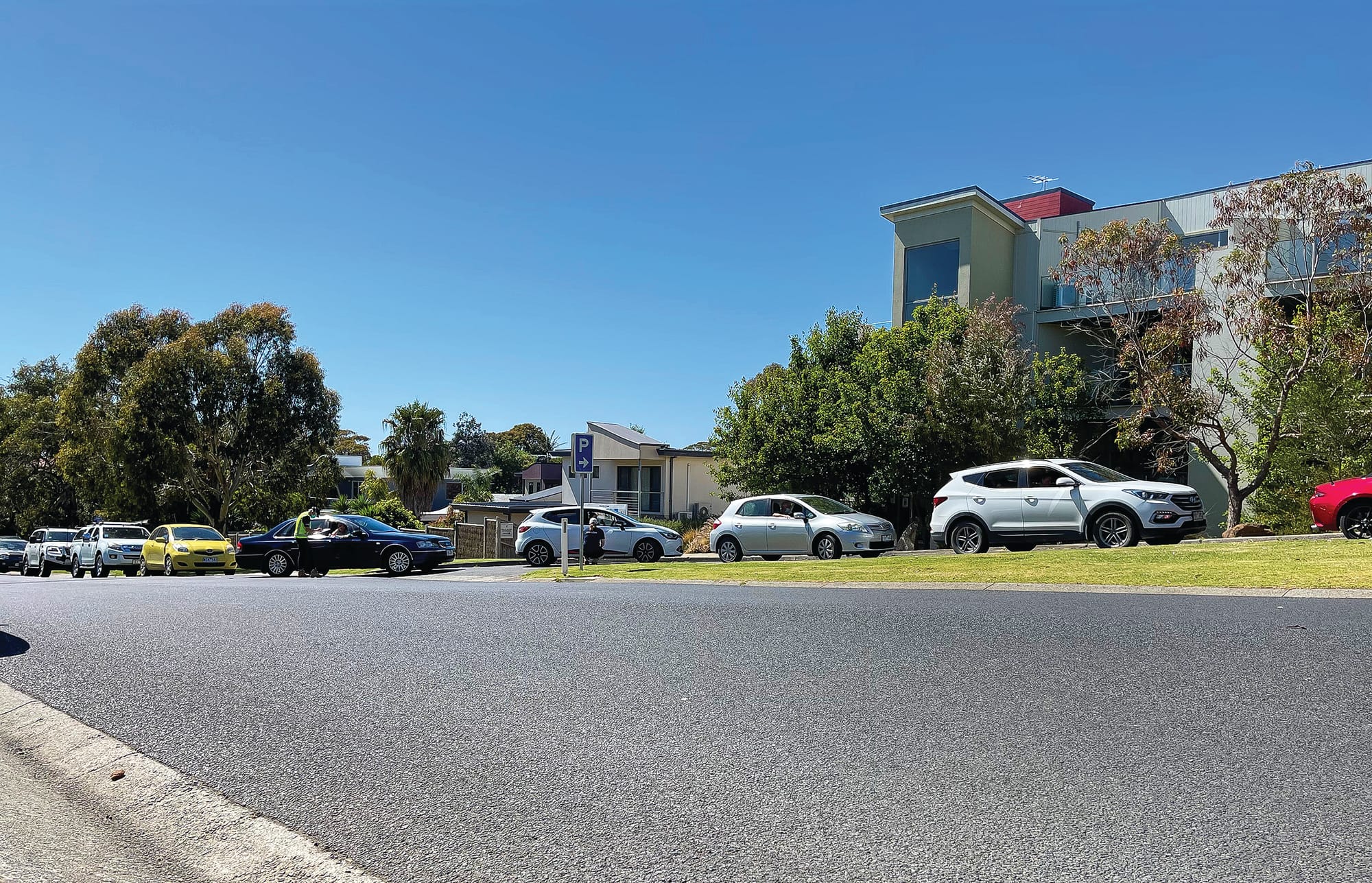 Test site busy as Covid cases continue