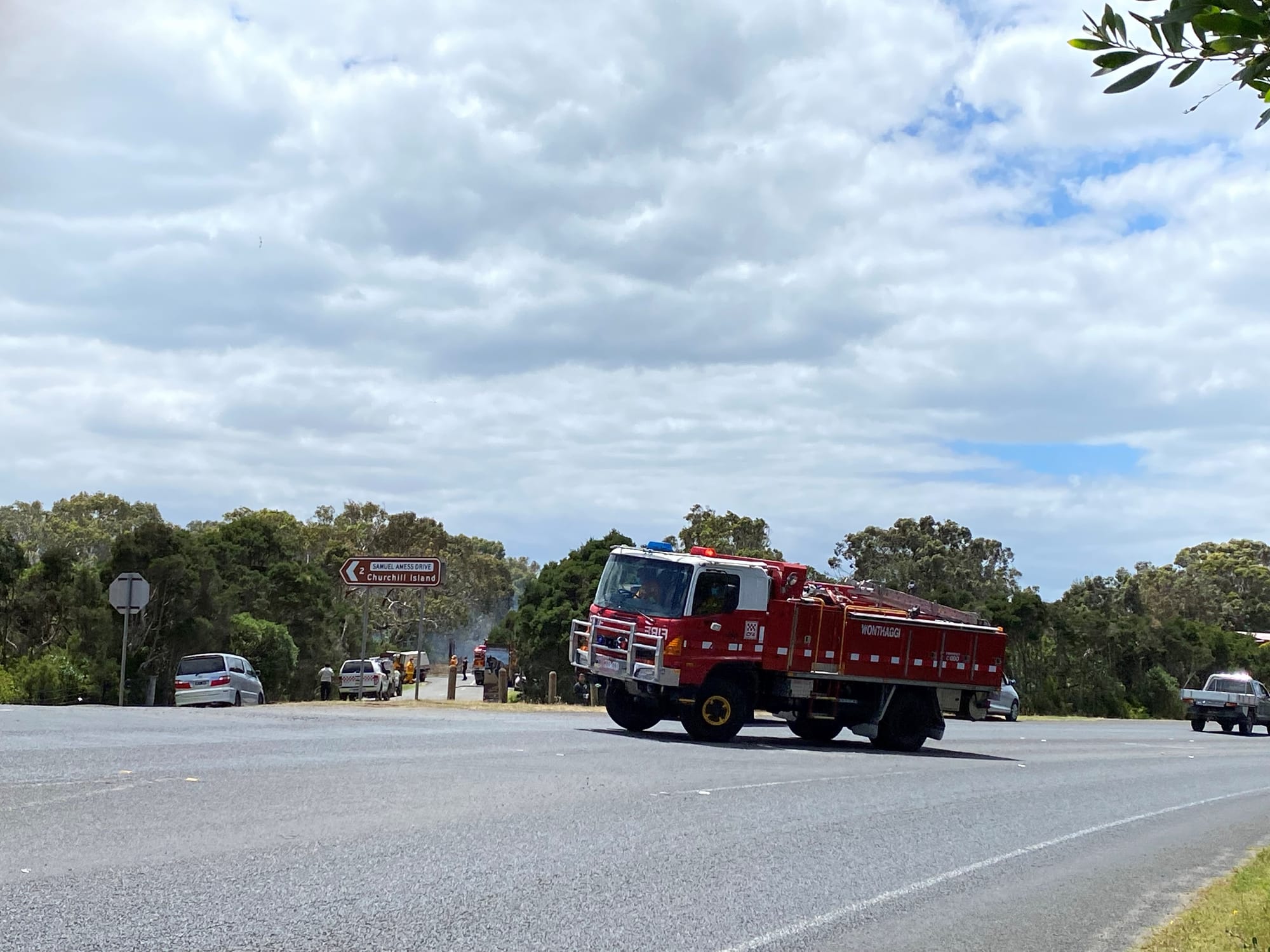 Grassfire in Newhaven