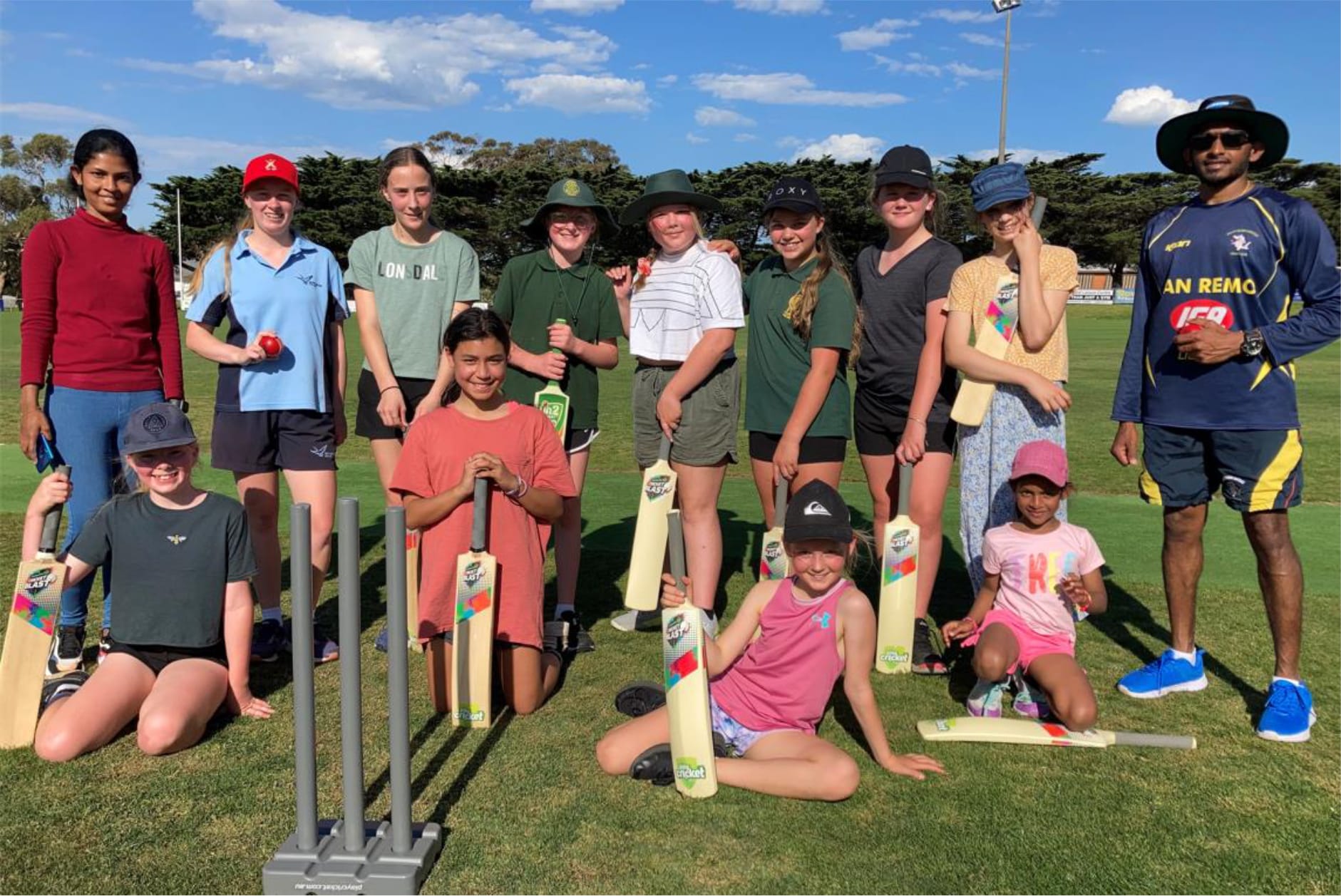 Girls come ‘n’ try cricket clinics