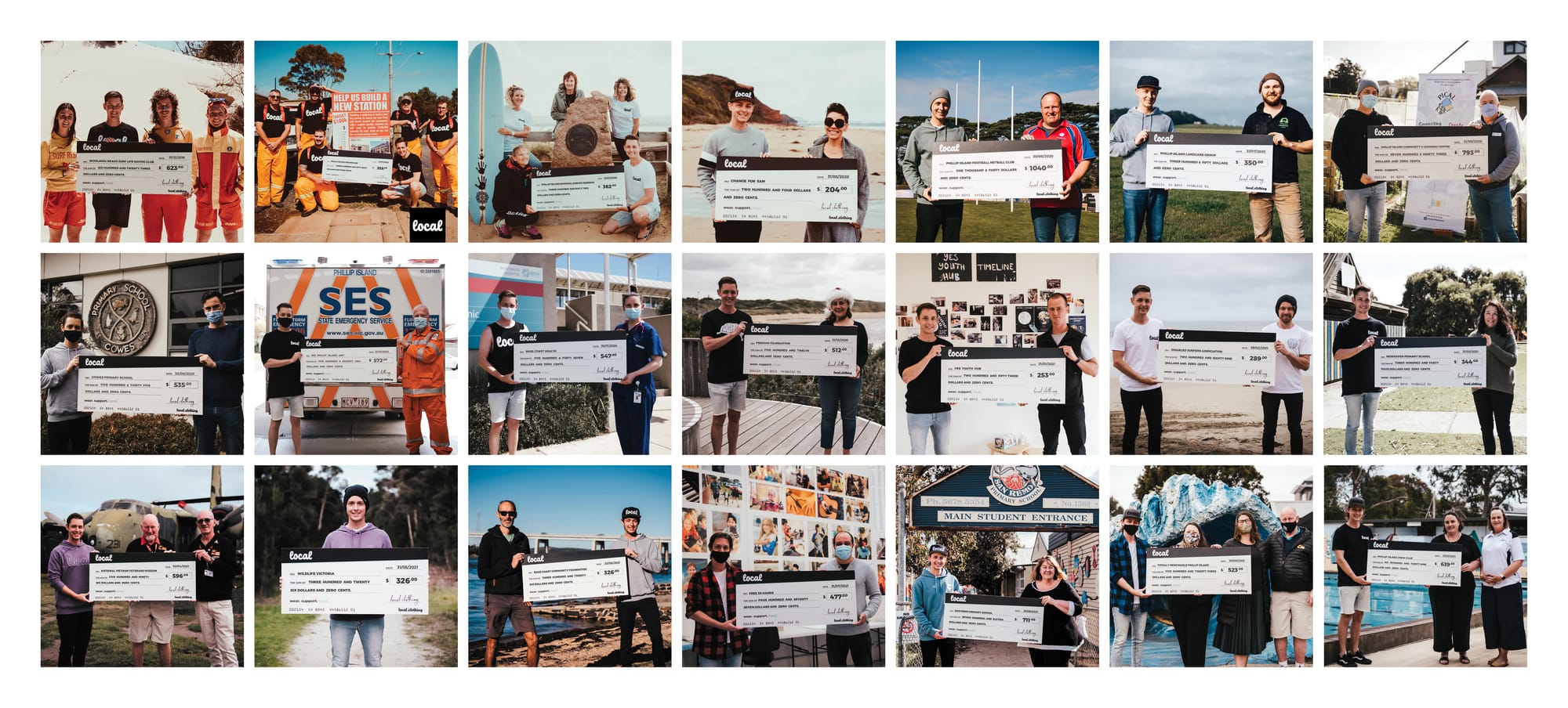 Local donations top $10,000