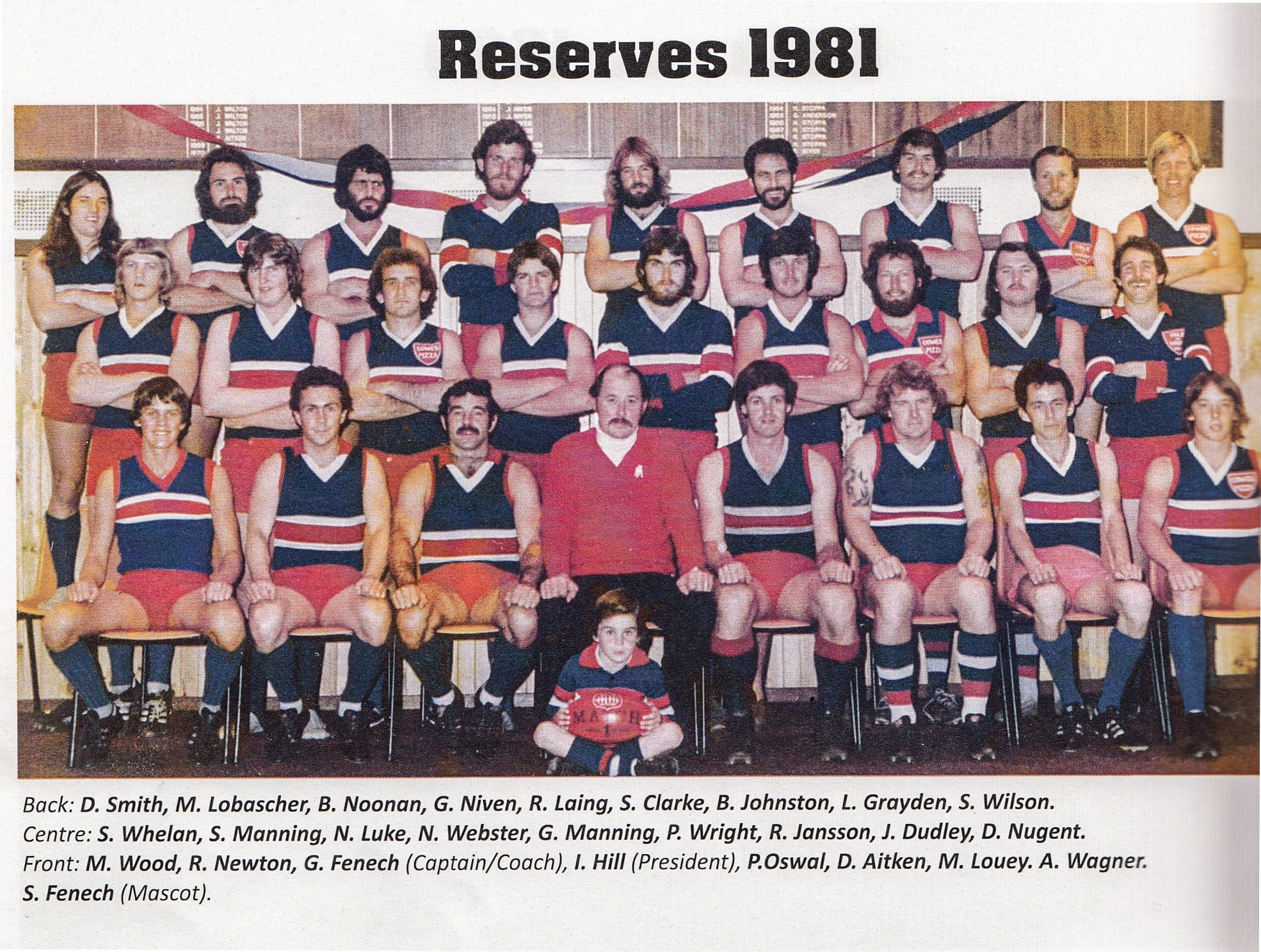 Past footy glories celebration