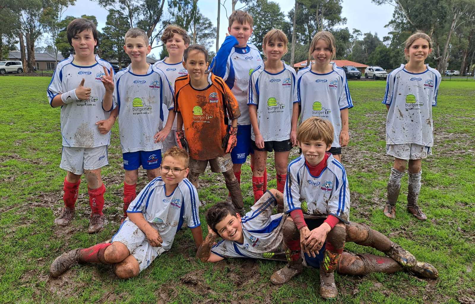 Big weekend for Island soccer despite the wet - U12B Red and Blue