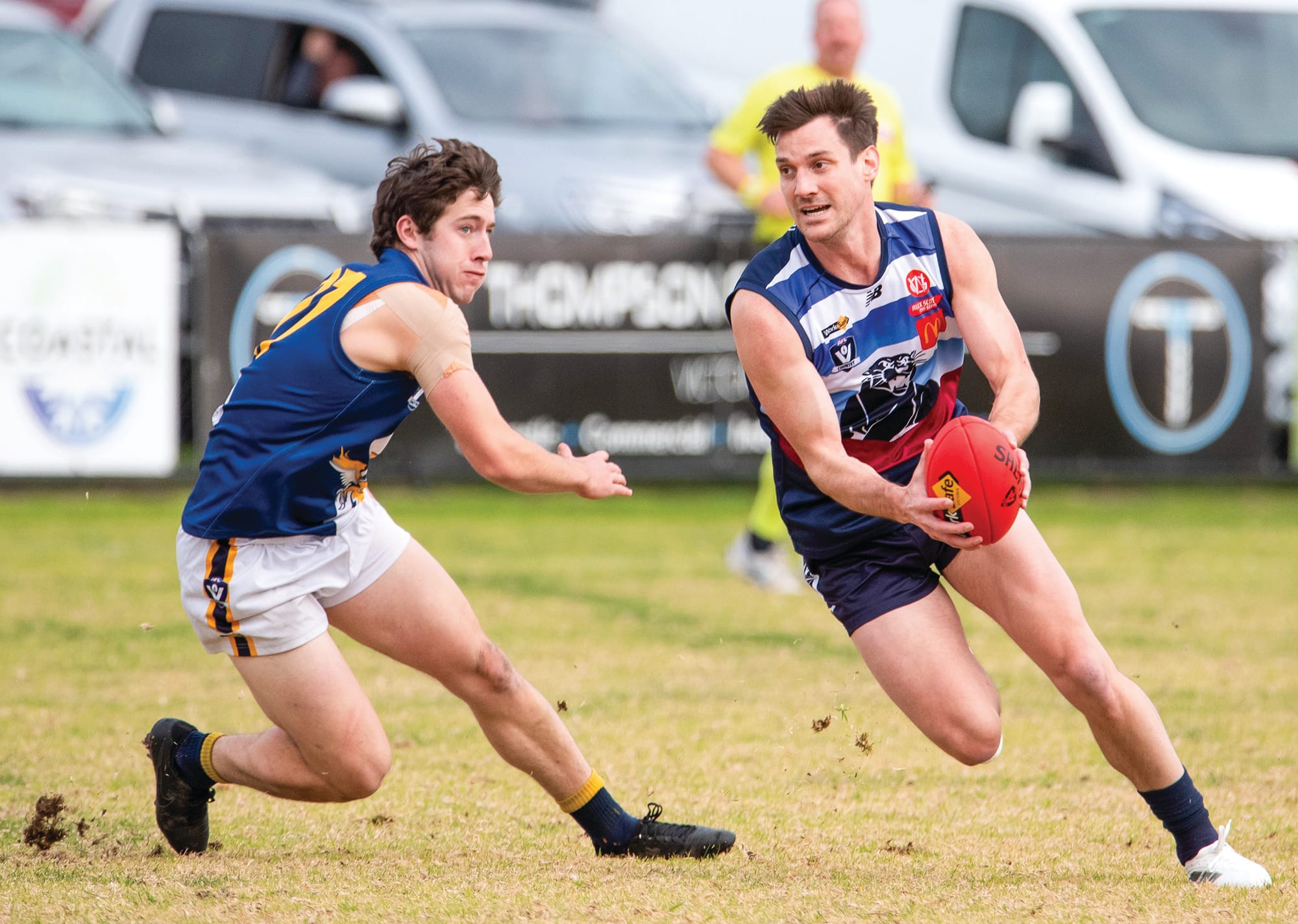 Sun shines as Killy Bass takes on Inverloch