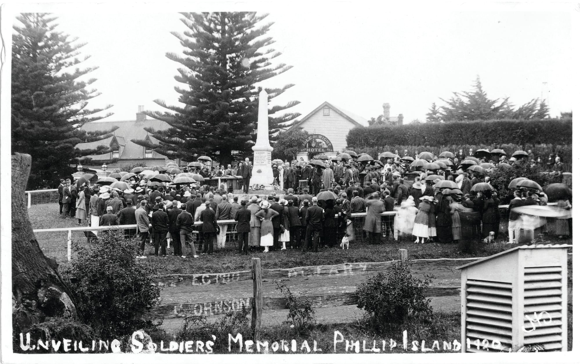 Impact of war on Phillip Island