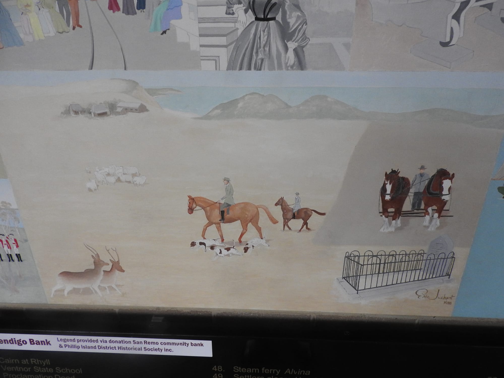 Mural underway