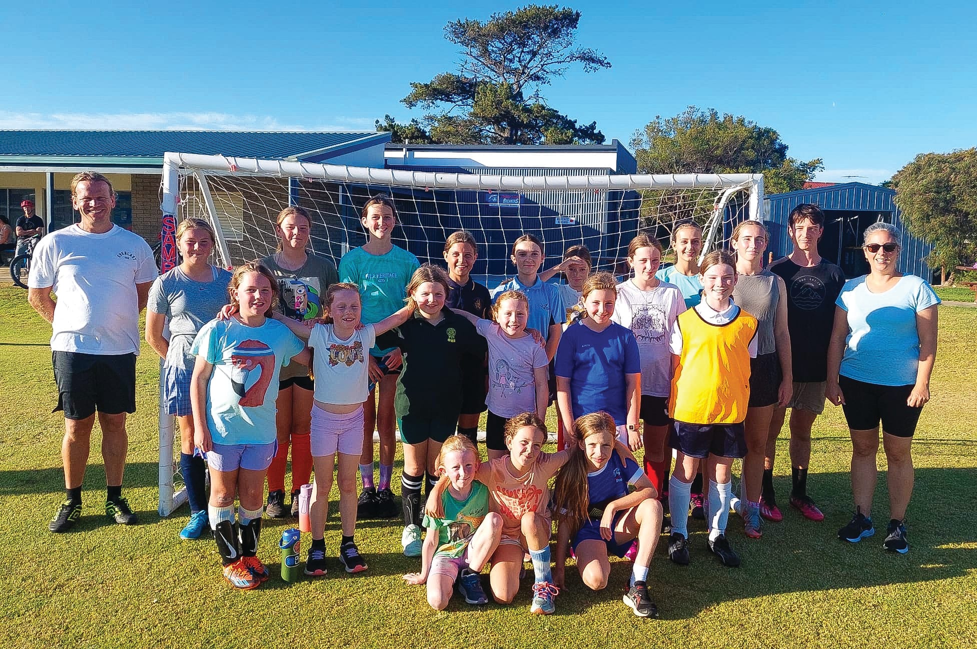Preparation for U13s girls soccer underway