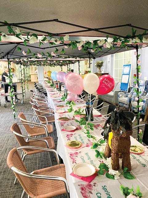 Grossard Court's Oaks Day party