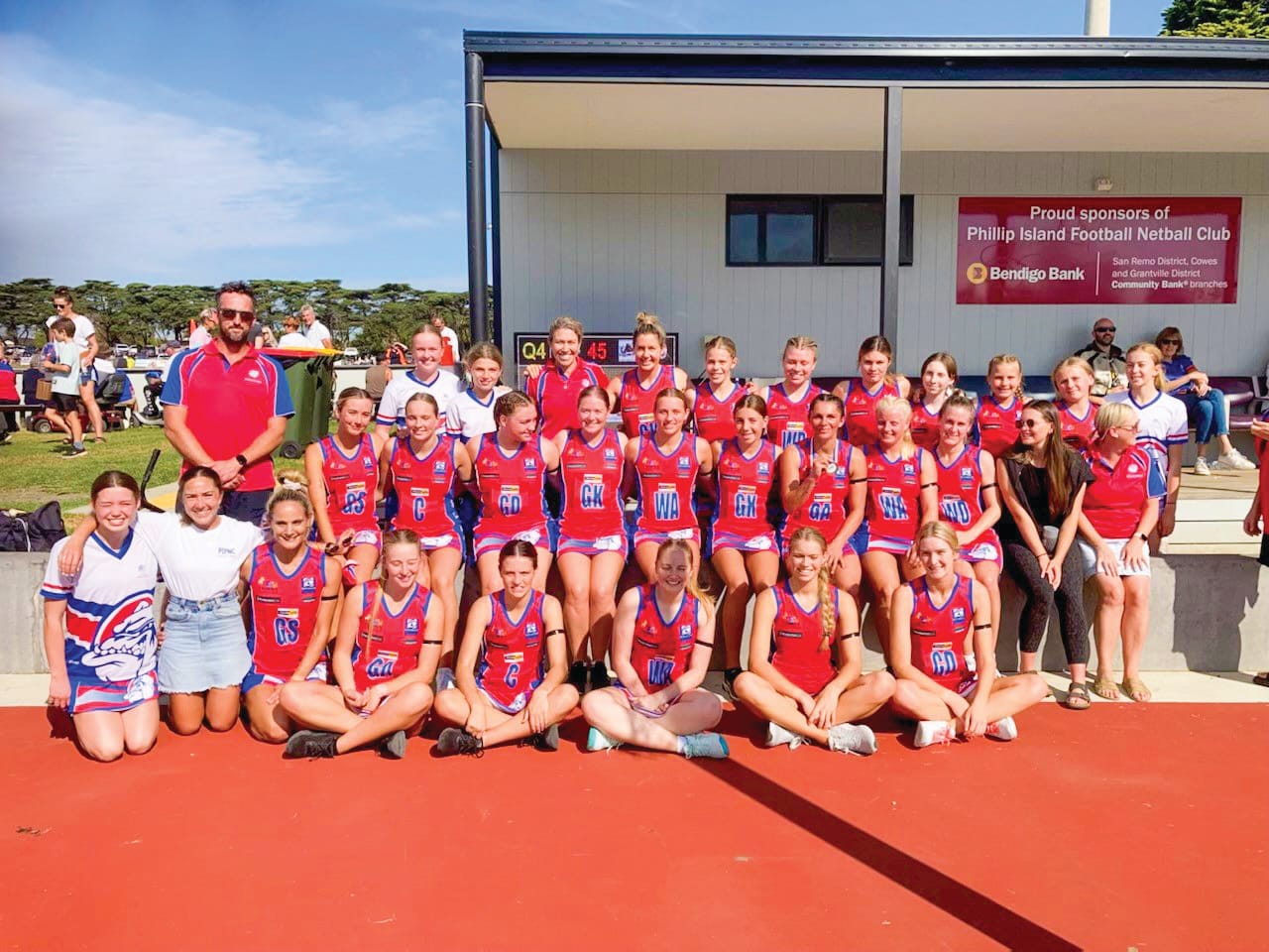 Island netballers take on Inverloch - U11s