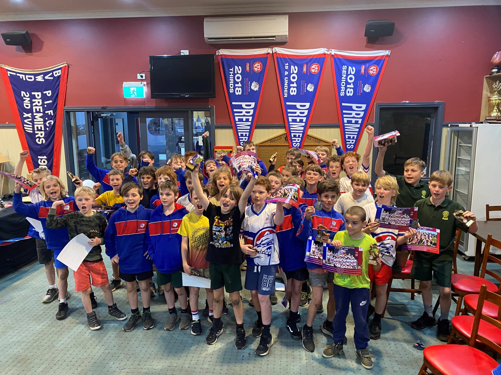 Junior footy - Phillip Island Football Netball Club presentation evening