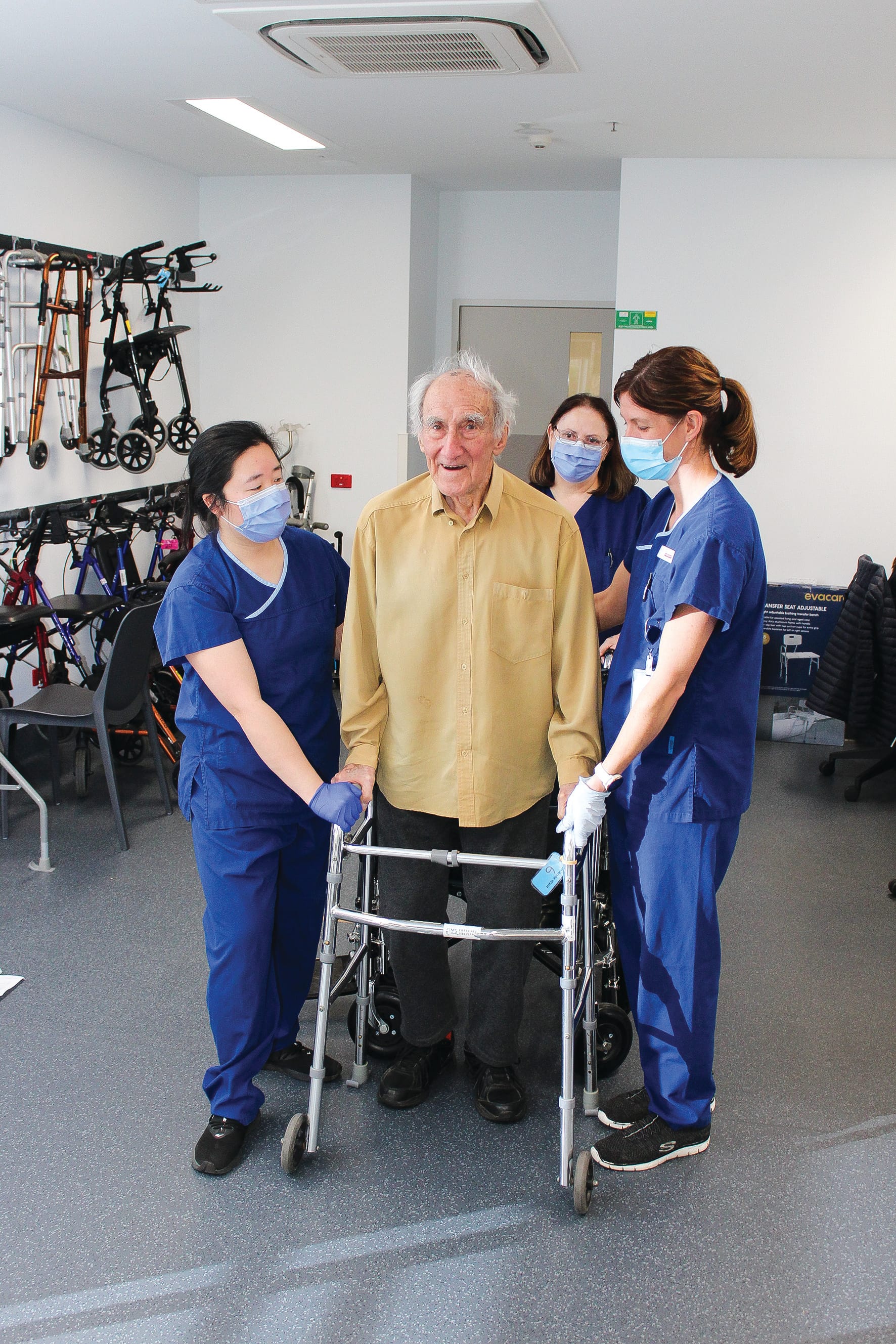 Physios helping patients recover